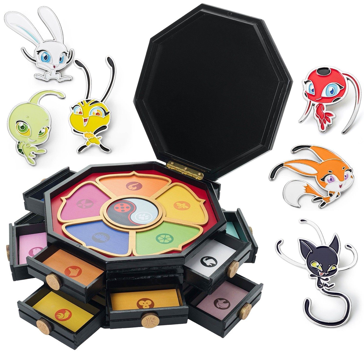 Corimori Spielzeugtruhe Miraculous Ladybug Schatulle aus Holz original, off günstig online kaufen