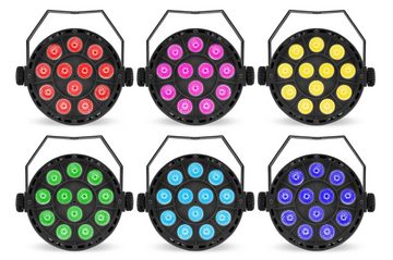 Showlite Discolicht SPS-120-DMX Party Spot, Standalone- oder DMX-Betrieb möglich, LED, RGB, 17° Abstrahlwinkel