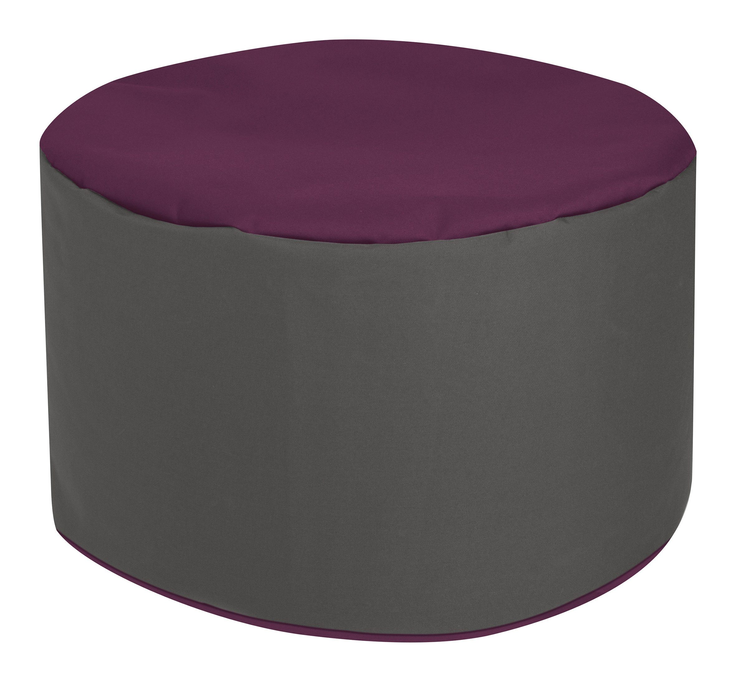 Magma Sitzsack Hocker 50x30cm Aubergine