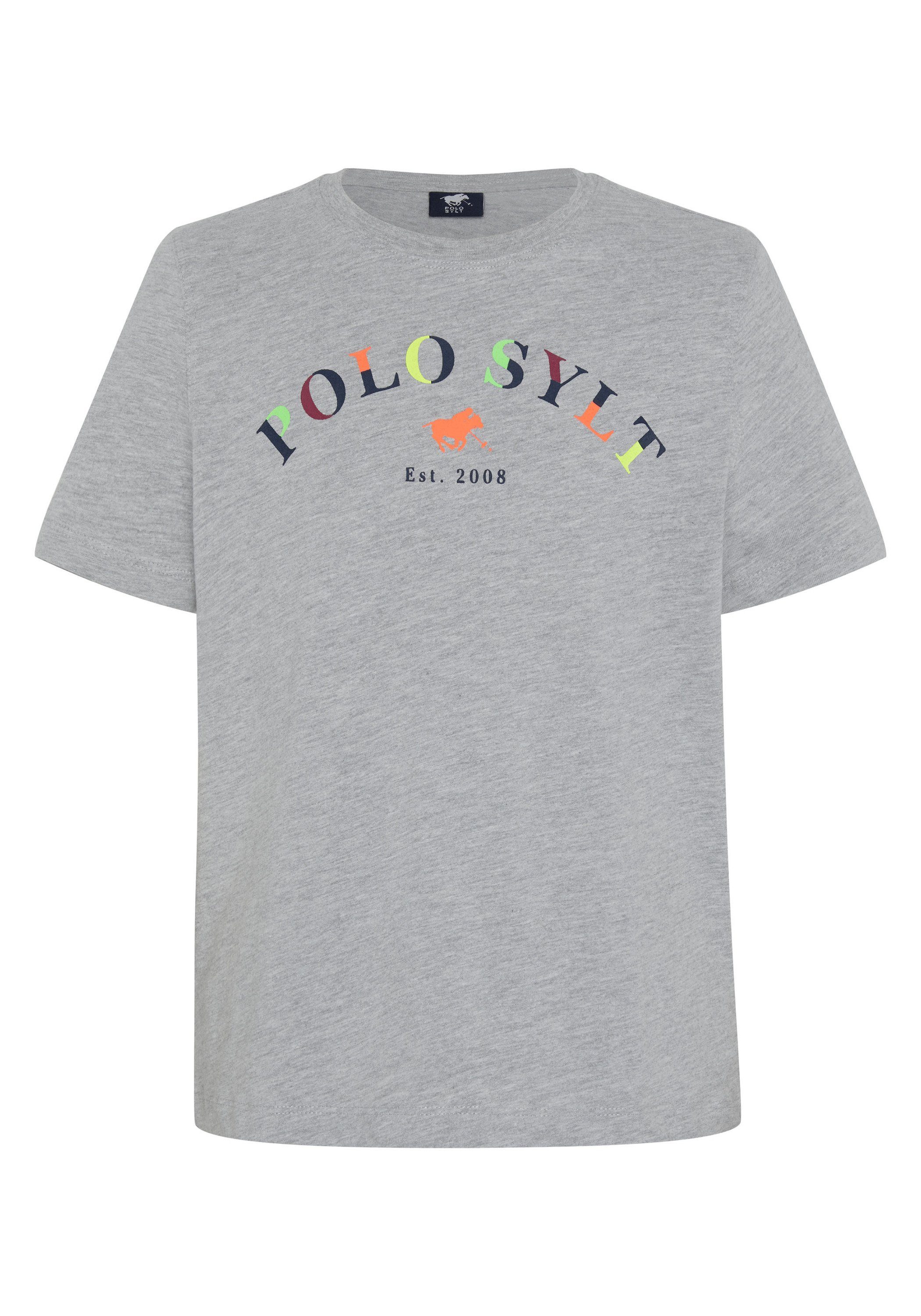 Polo Sylt Print-Shirt mit Logo-Print