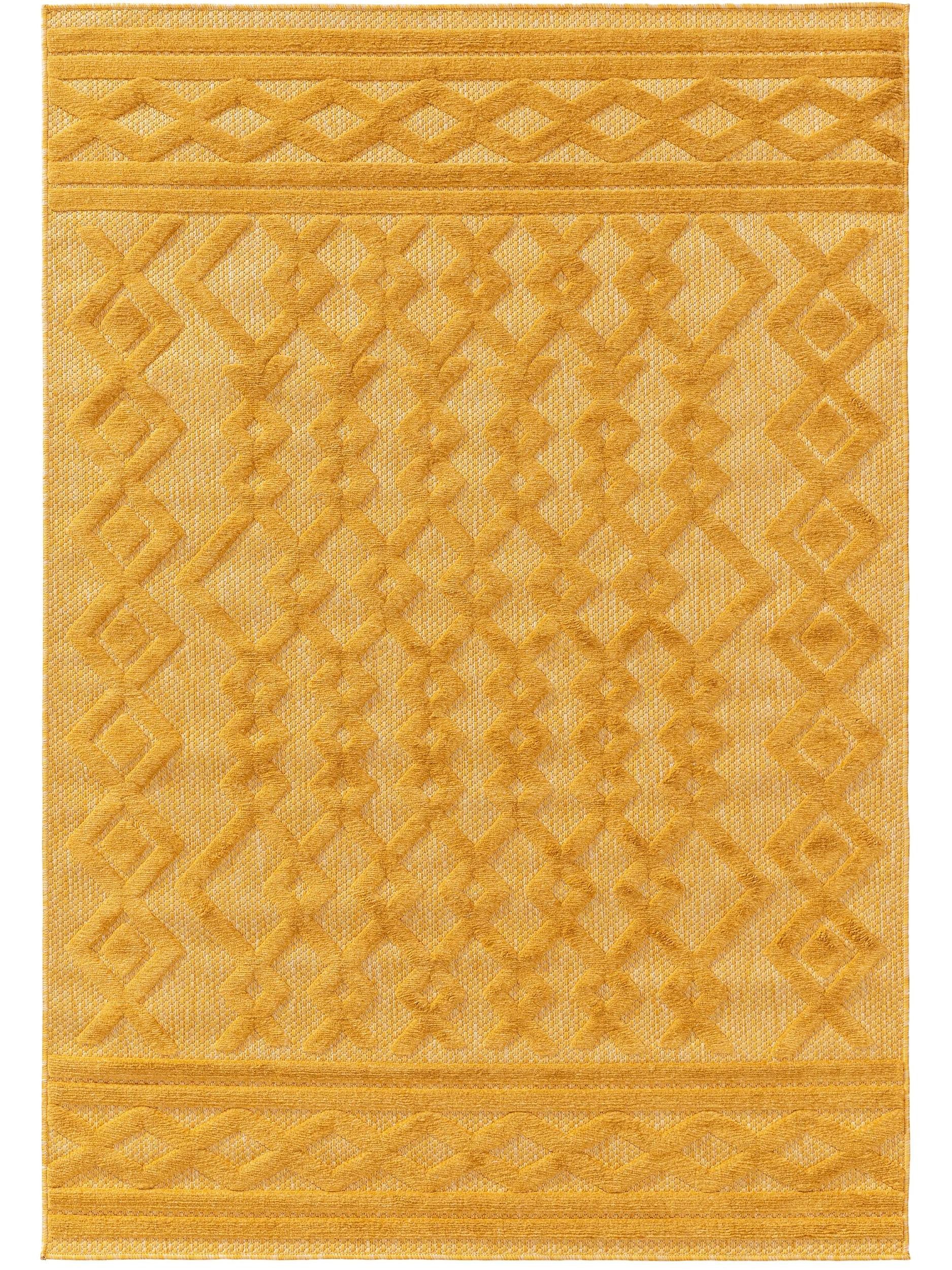 benuta Outdoorteppich Bonte, rechteckig, Höhe: 5 mm, Teppich Wohnzimmer, Schlafzimmer, Esszimmer, Flur, Kunstfaser, Cozy