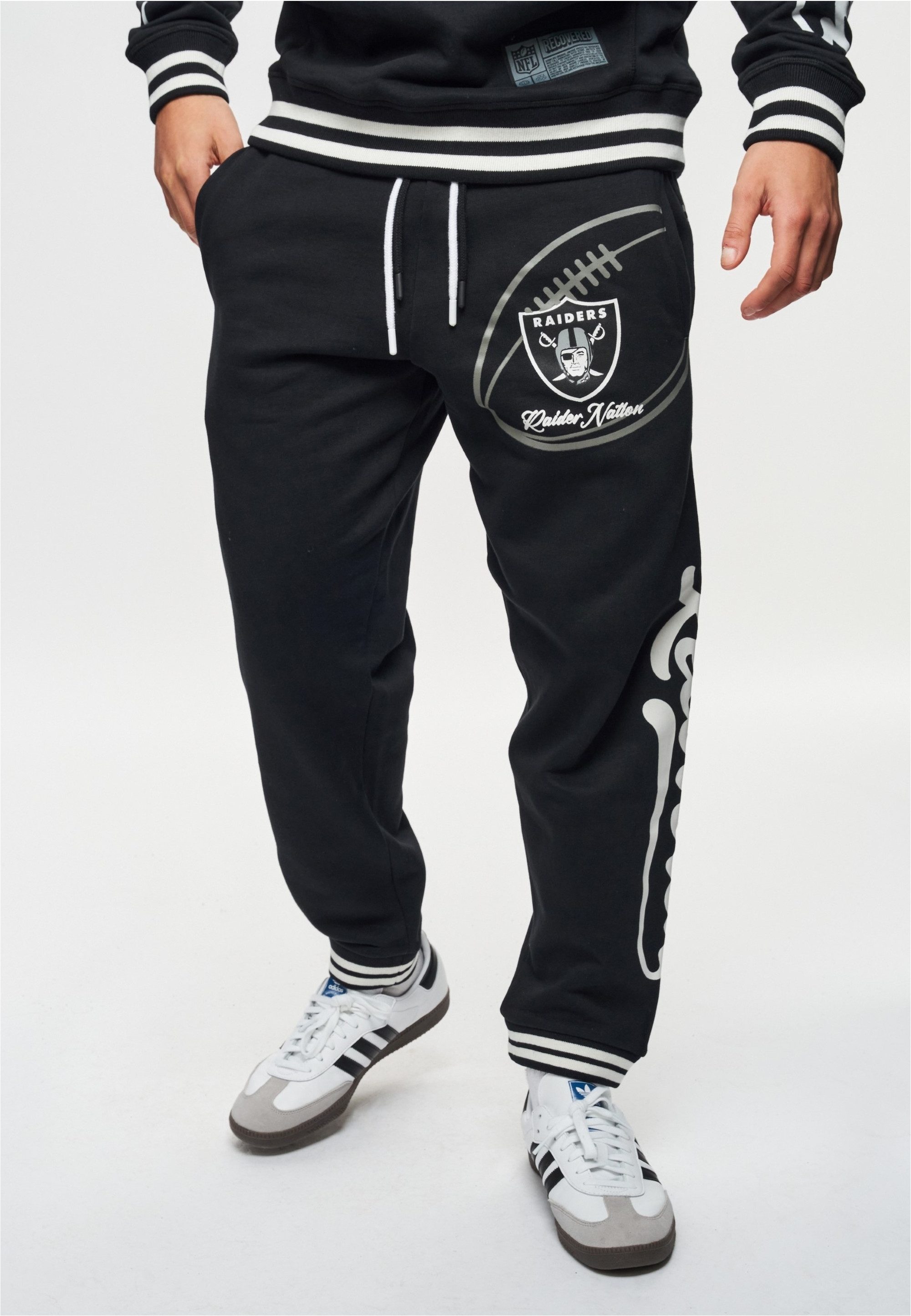Recovered Sweathose NFL Raiders Nation im lockeren Schnitt günstig online kaufen