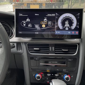 TAFFIO Für Audi A4 8K B8 A5 MMI 3G 10.25" Touchscreen Android USB GPS Carplay Einbau-Navigationsgerät