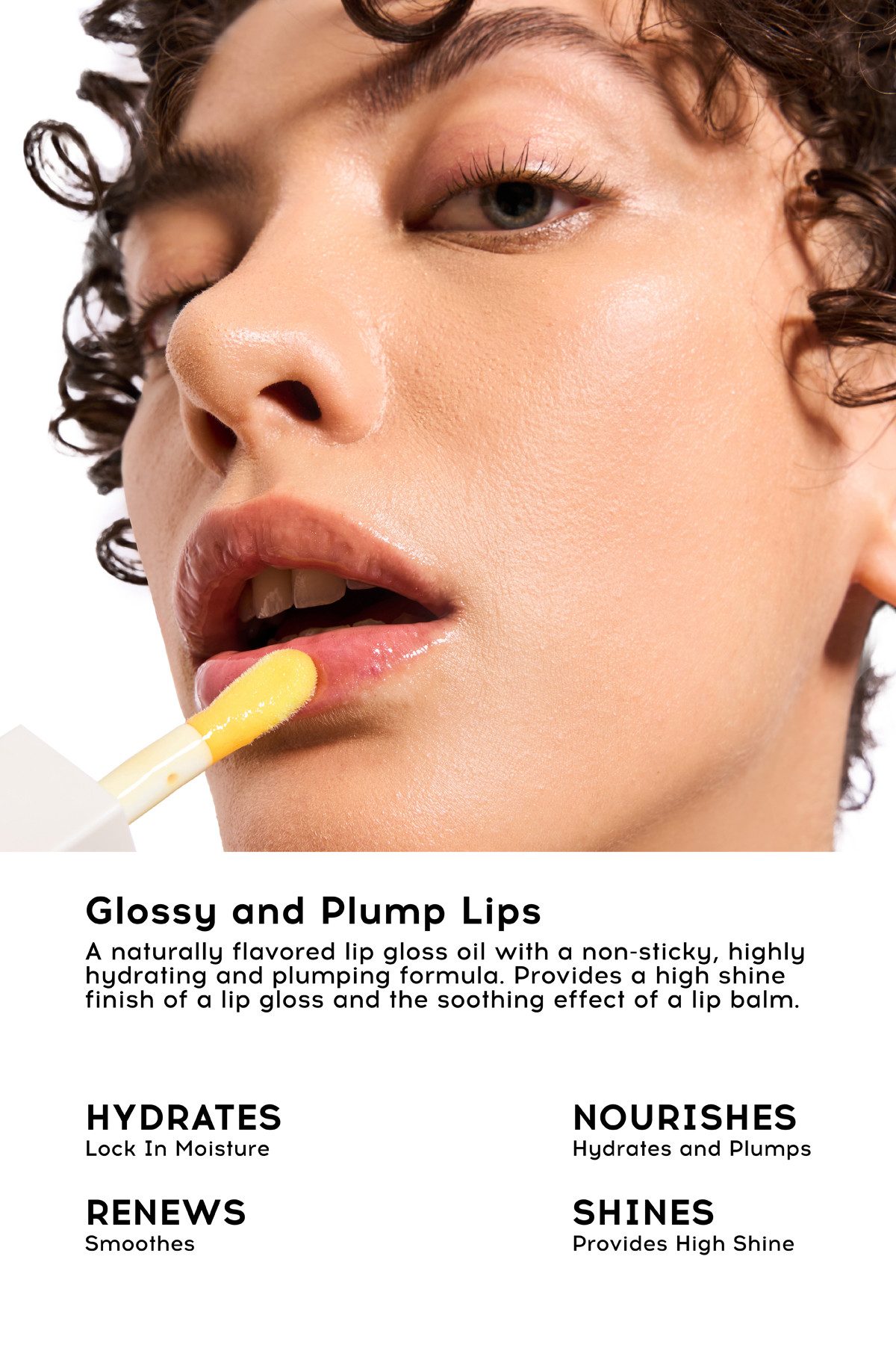 cream co. Lipgloss Cream Co. Lip Oil Gloss, Vitamin E, pflegt & revitalisiert