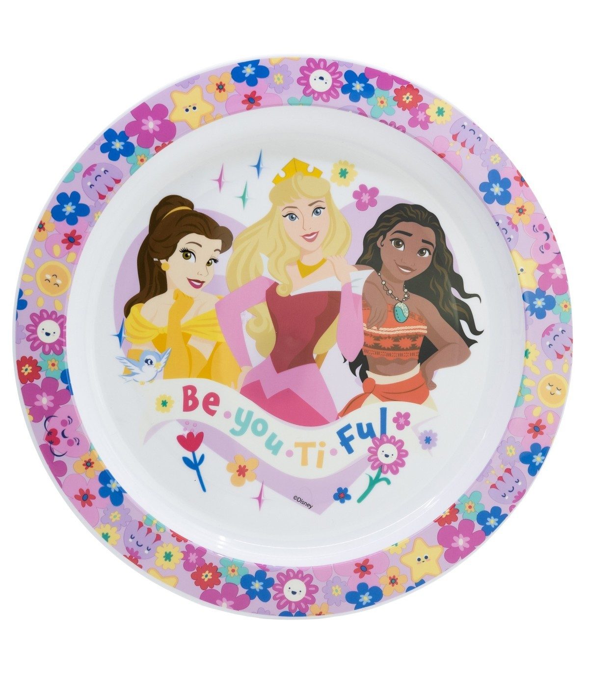 Disney Princess Brotteller Kinder Teller Mikrowellengeeignet für zu Hause