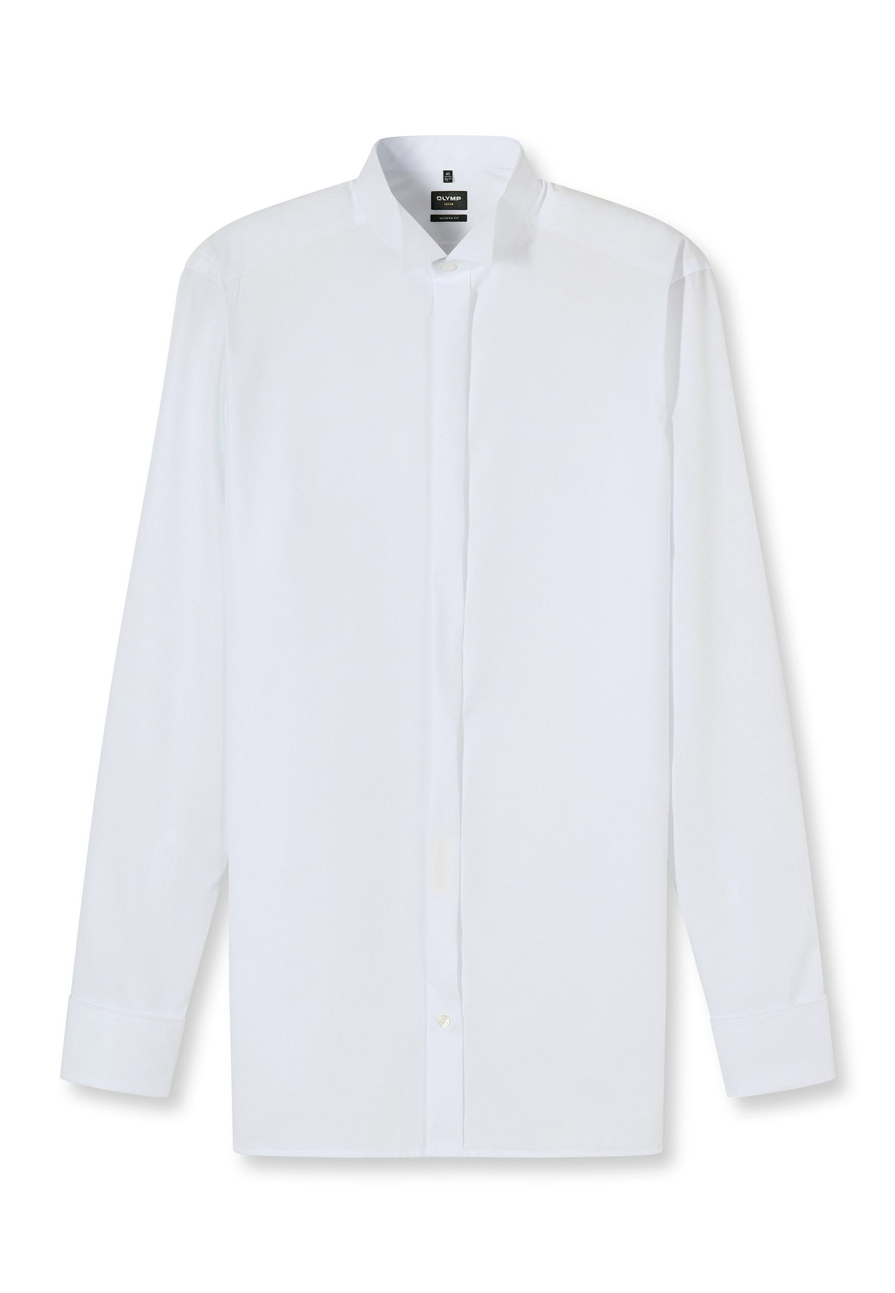 OLYMP Businesshemd OLYMP Luxor Soirée, modern fit, Hochzeitshemd, Kläppchen günstig online kaufen