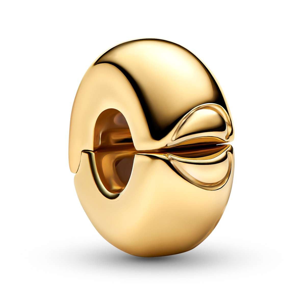 Pandora Charm Kugel 763678C00, Clip Rund Goldfarben
