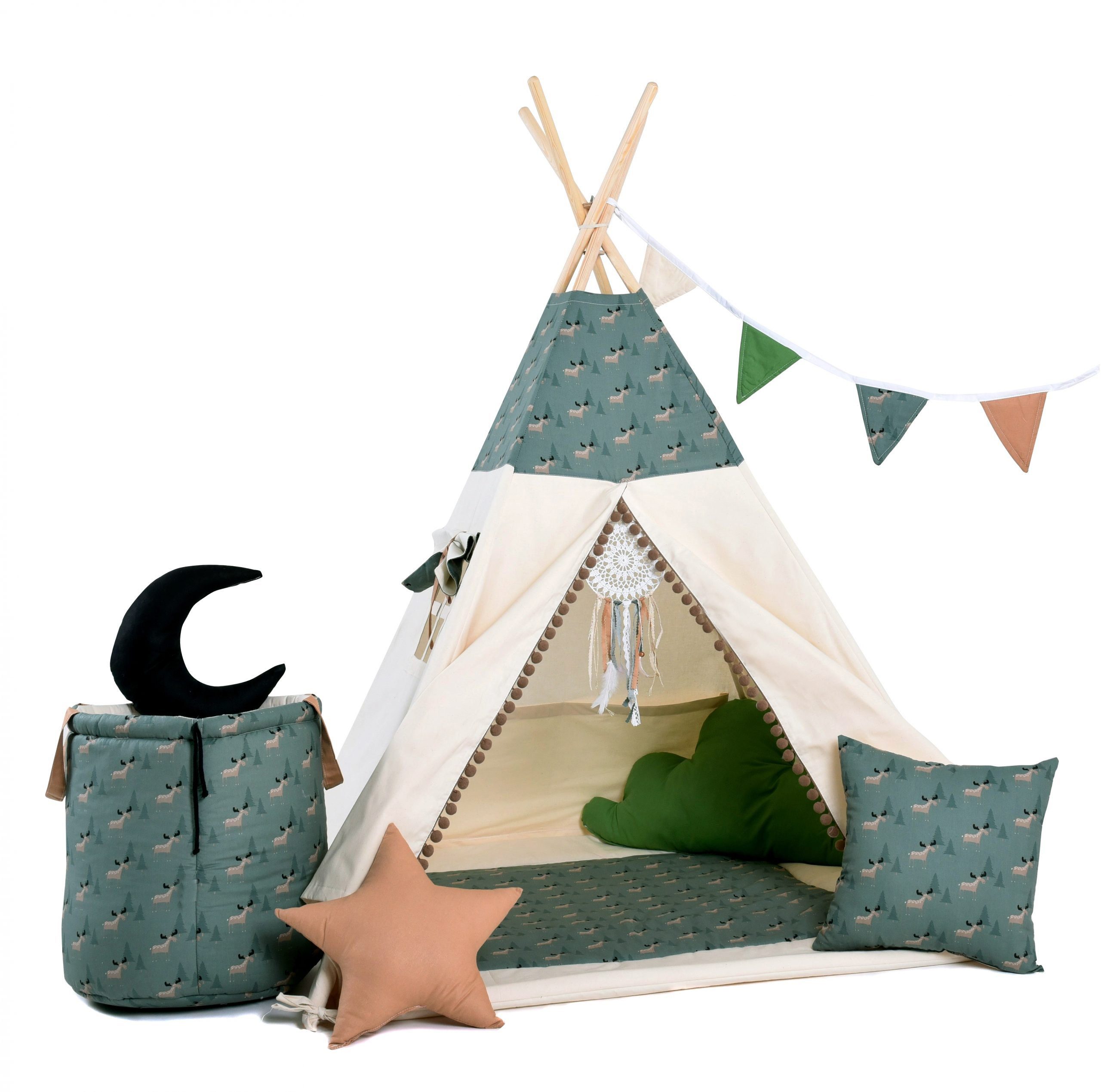 Rainbow Kids Tipi-Zelt Kinderzelt Spielzelt Teepee günstig online kaufen