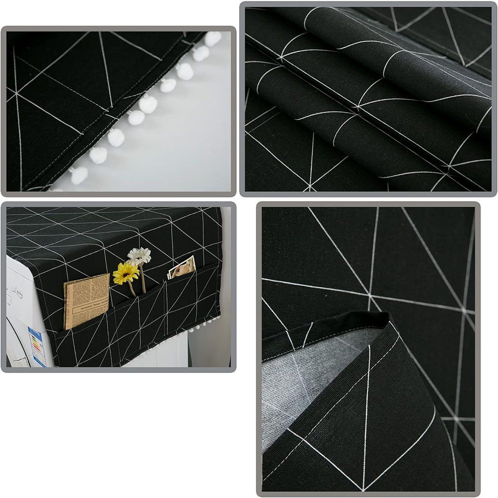FELIXLEO Wäschespinne-Schutzhülle Waschmaschinen x 2 Abdeckungen Taschen, 55 cm 130 Stück mit