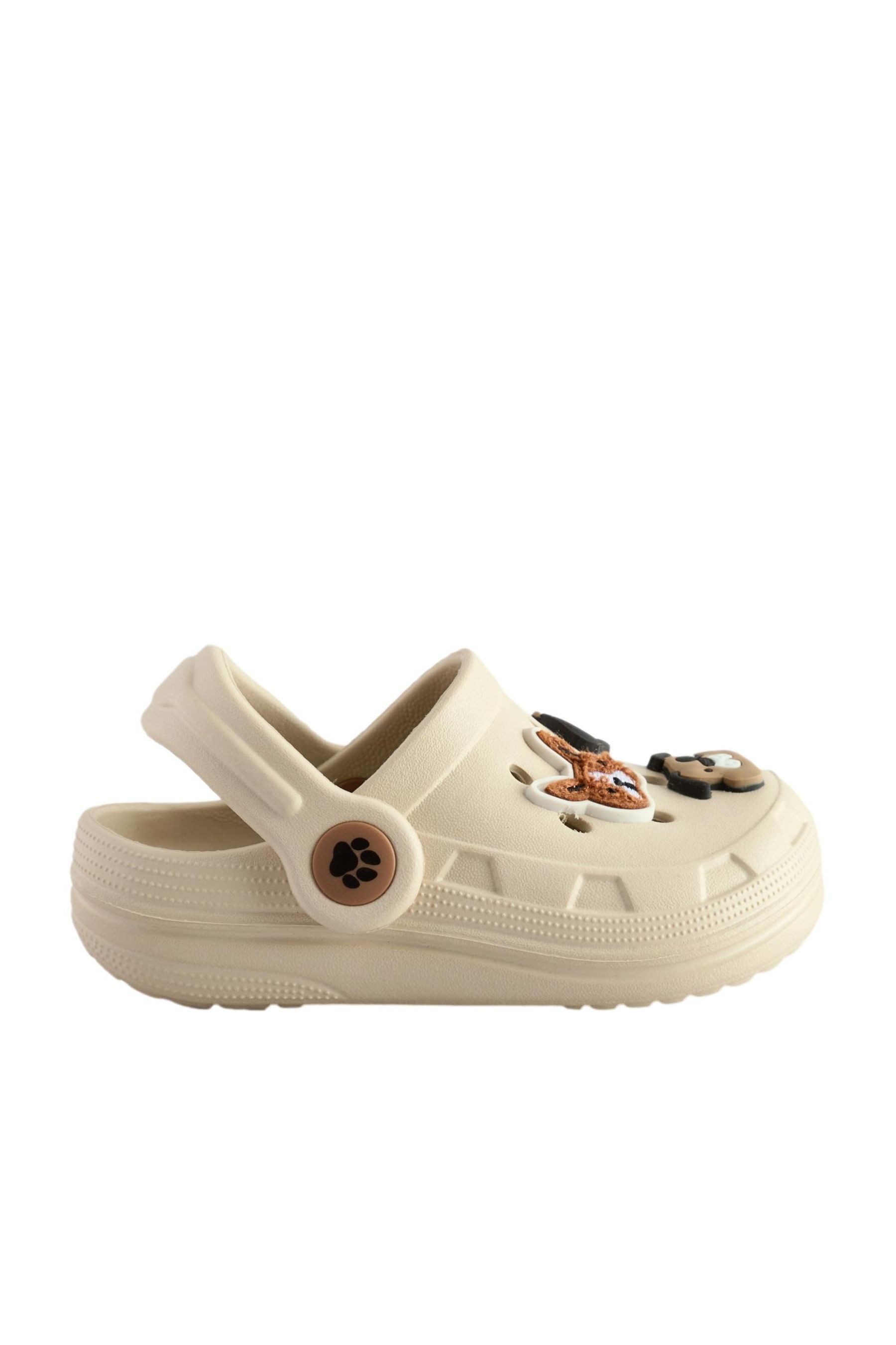 Clogs mit Motiv und Fersenriemen Clog