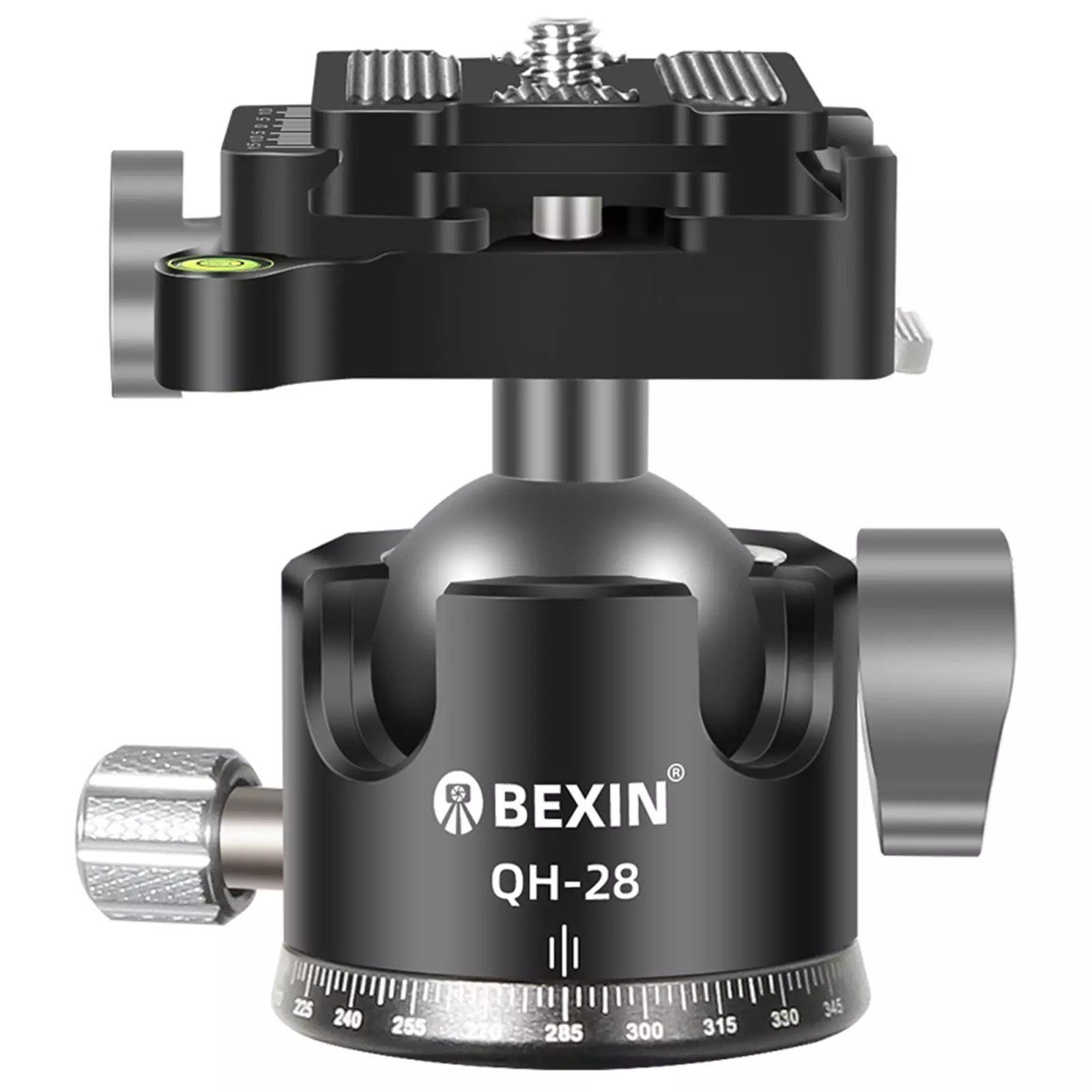 BEXIN 360° Panorama-Kugelkopf niedrigem Schwerpunkt Platte für DSLR Kamerastativ