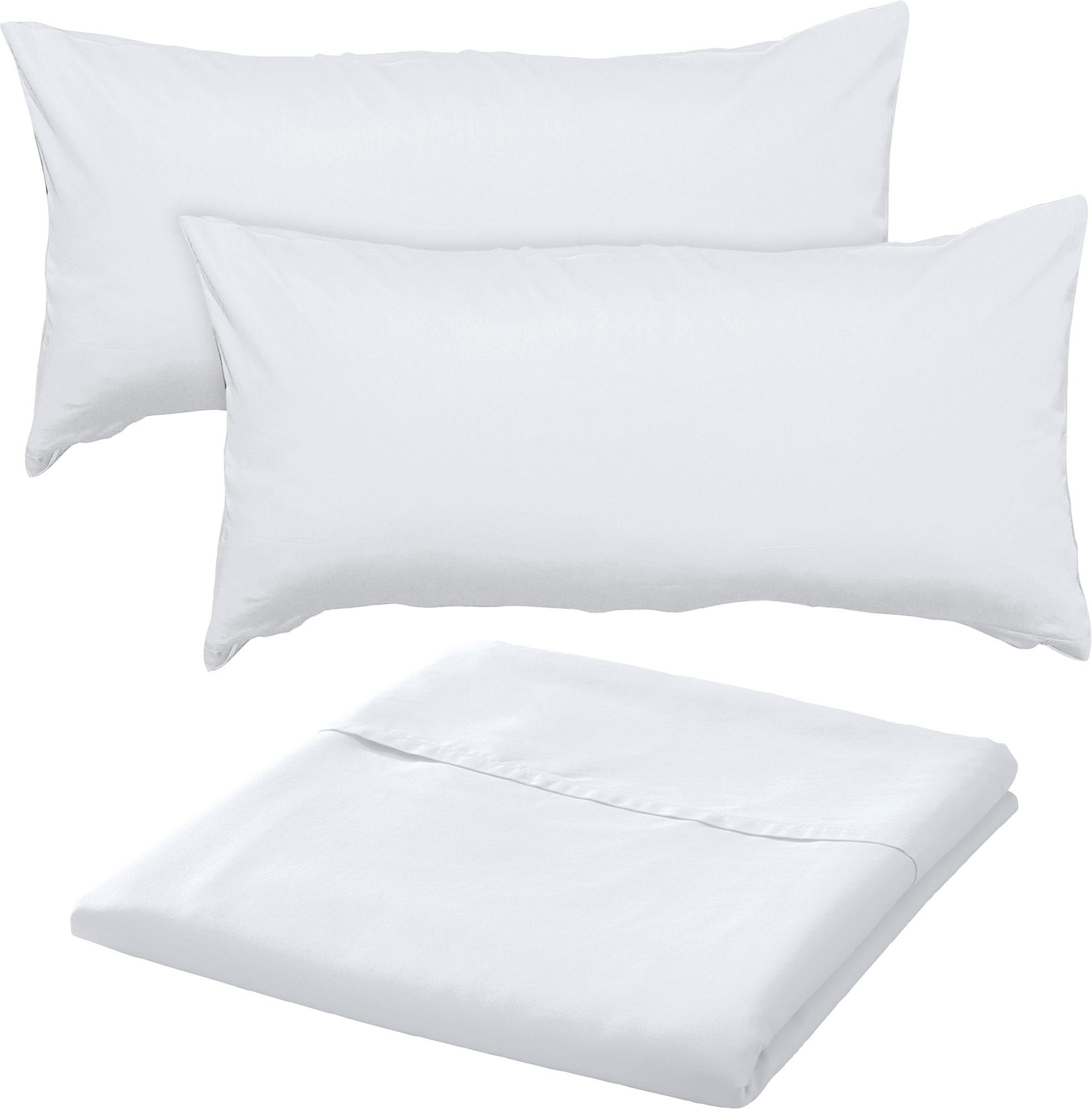 Erwin Müller Bettwäsche Sommer-Set "Landshut" 3-teilig, Mako-Satin, Uni