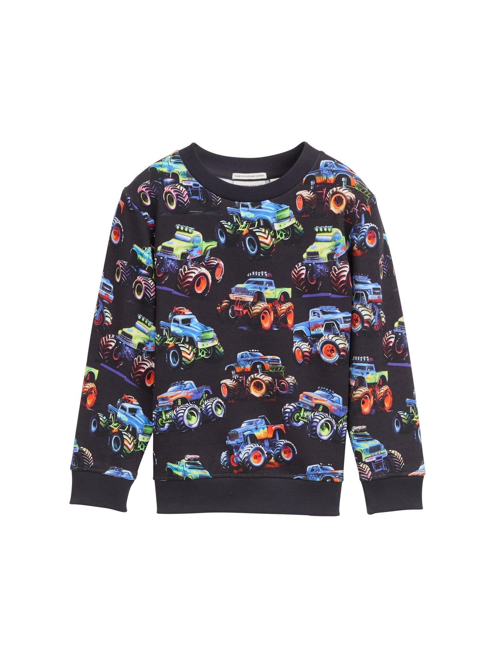 TOM TAILOR Sweatshirt Strick & Sweatshirts Sweatshirt mit Allover-Print
