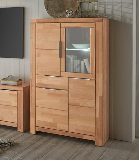 Vitrine »Aalborg« Höhe 145 cm, Maße (B/T/H): 90/35/145 cm online kaufen