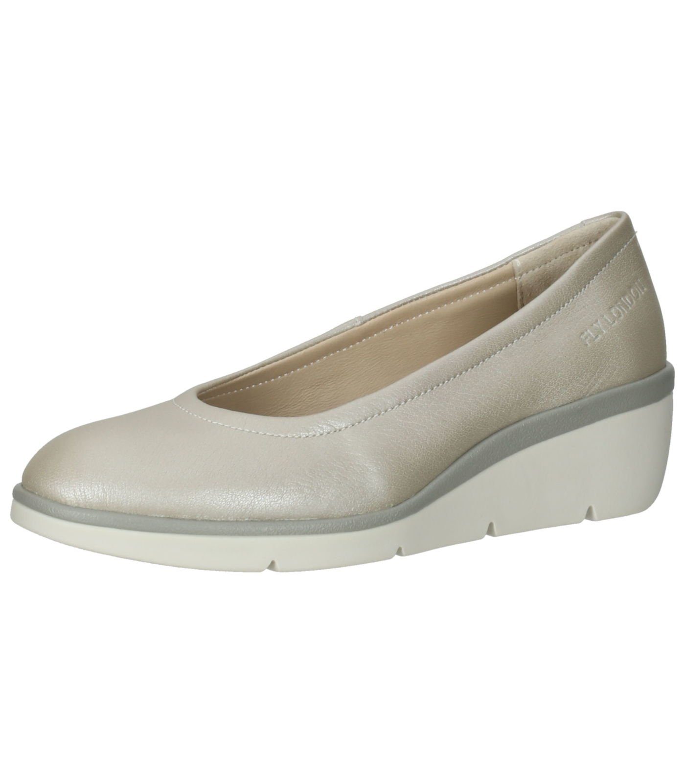 Ballerinas Fly Silber Ballerina Leder London