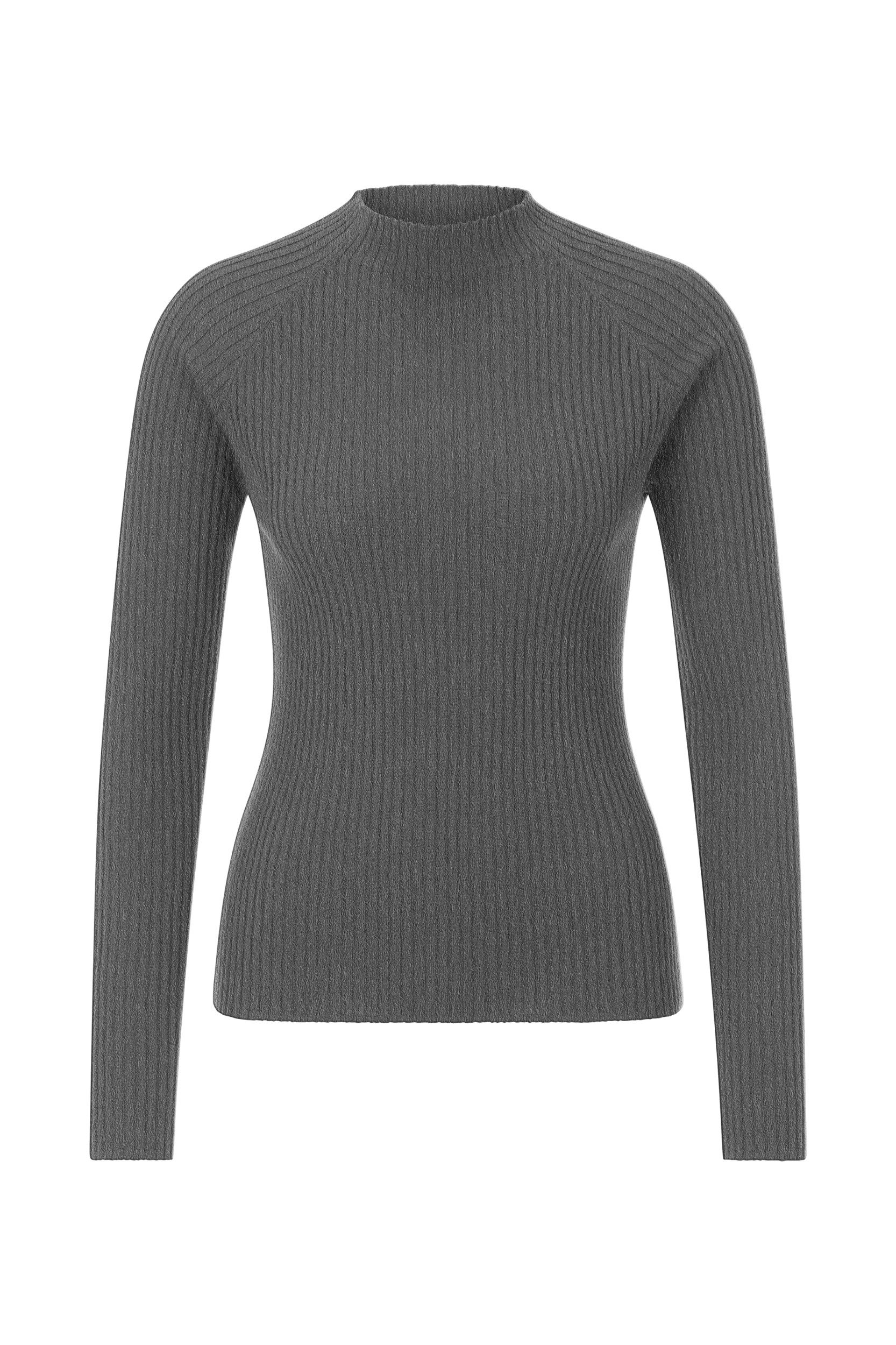 RICHROYAL Wollpullover Merino Rib Mock-neck 845 günstig online kaufen