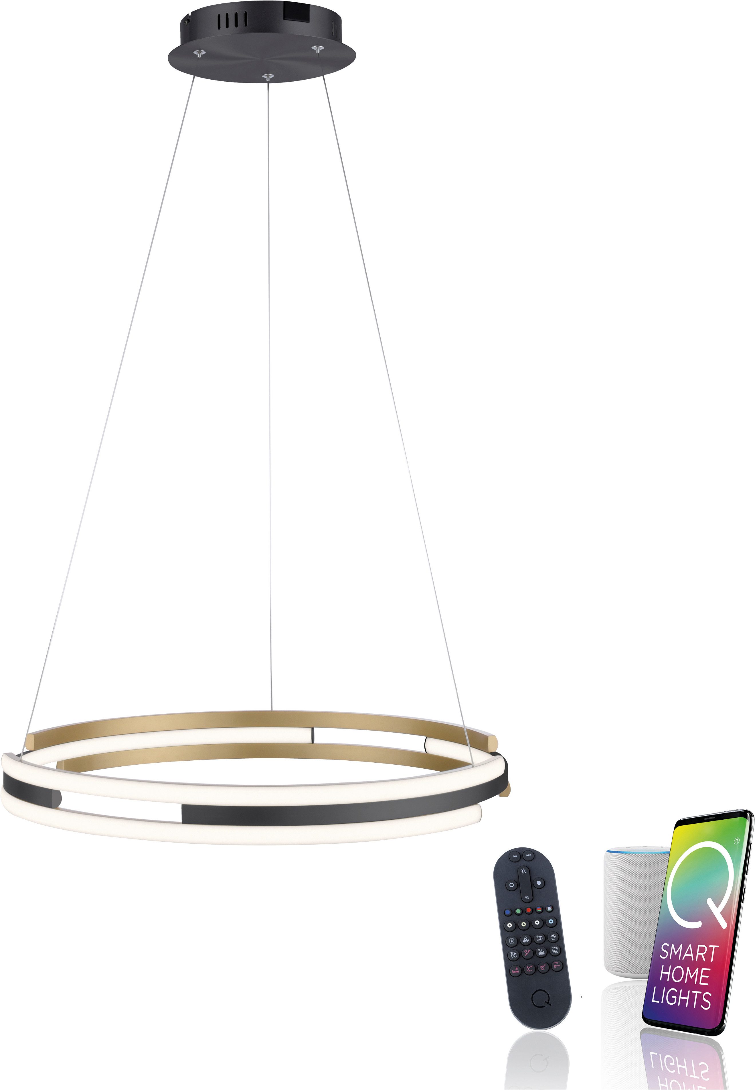 Neuhaus Q SMART HOME LIGHTS LED Pendelleuchte Q-BELUGA, Smart Home, LED fest integriert, warmweiß - kaltweiß