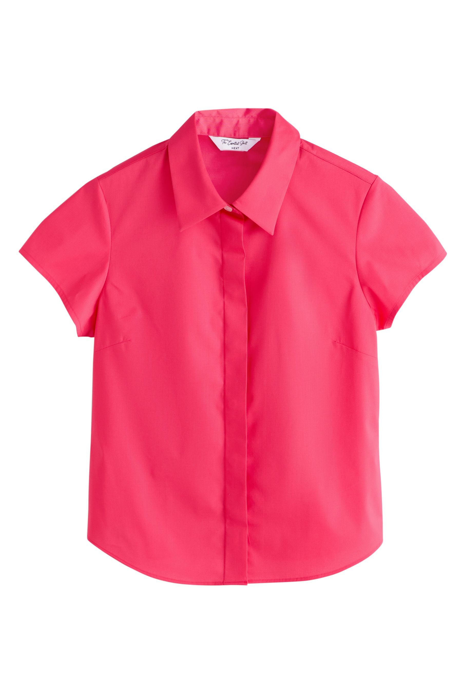 Next Hemdbluse Körpernahes Essential Kurzarmshirt mit Stretch (1-tlg) günstig online kaufen