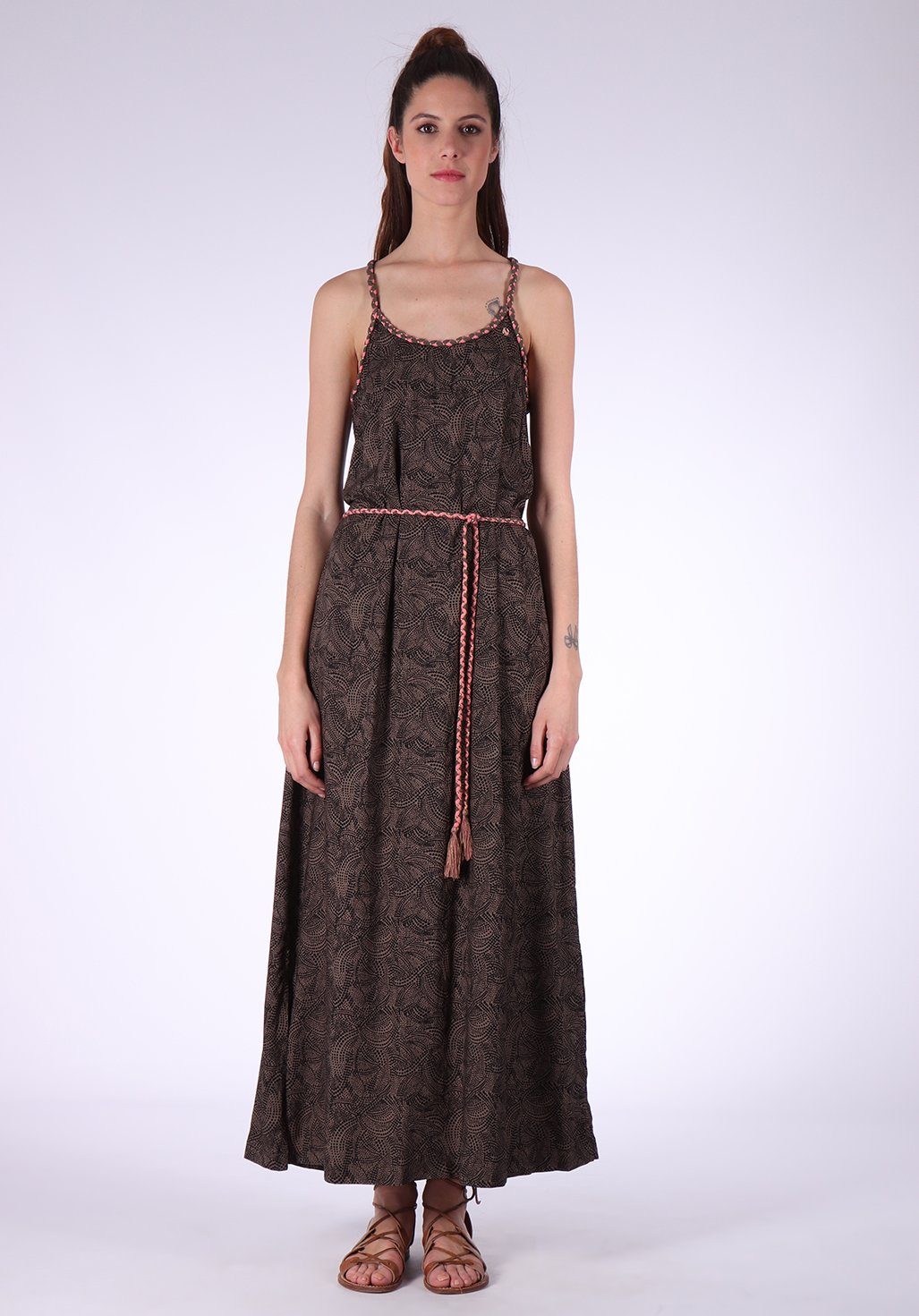 KaufenOtto Beinschlitz Maxikleid Lässigem Mit Kaporal zSUGVpjMqL