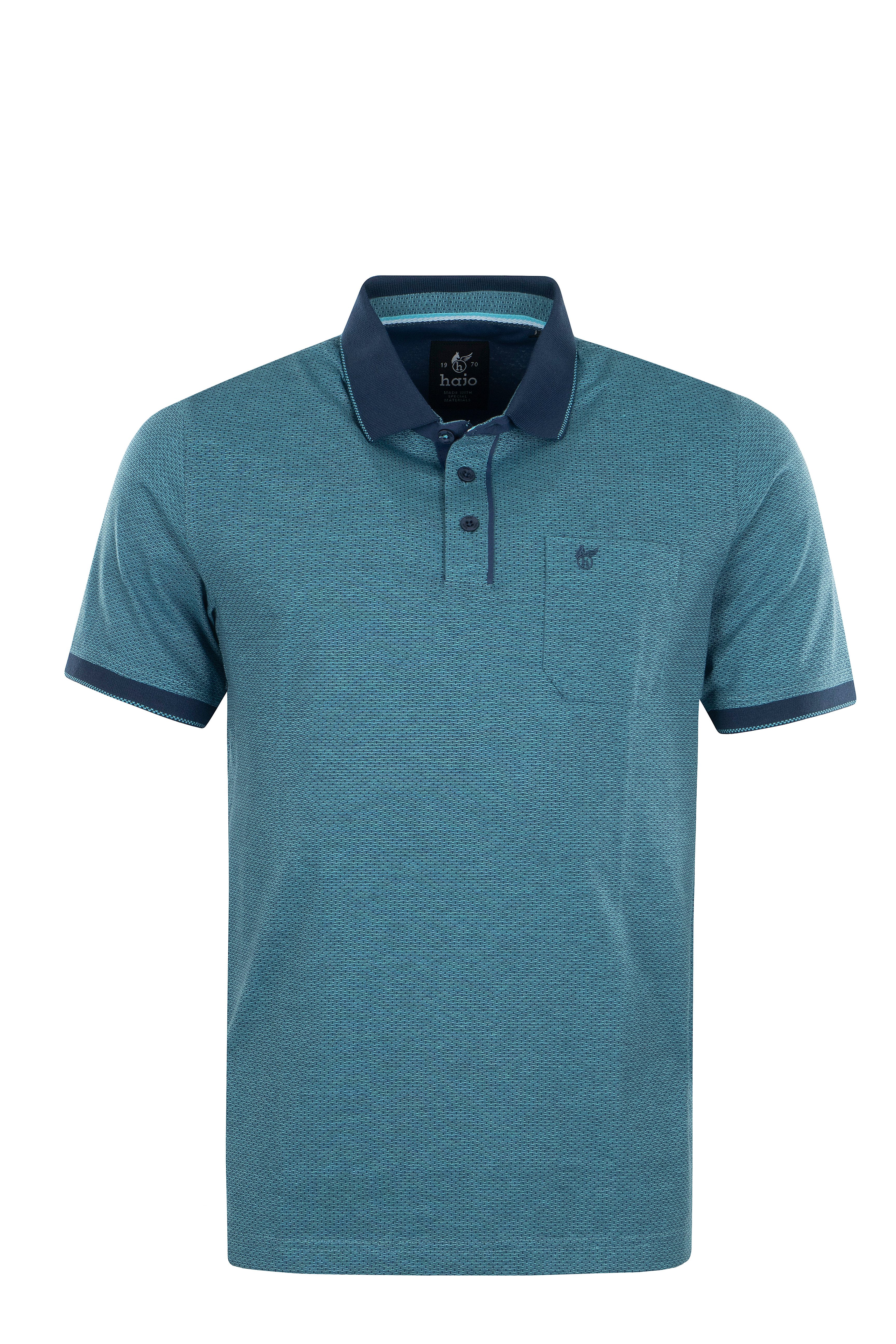 Hajo Poloshirt Herren Jacquard-Poloshirt günstig online kaufen