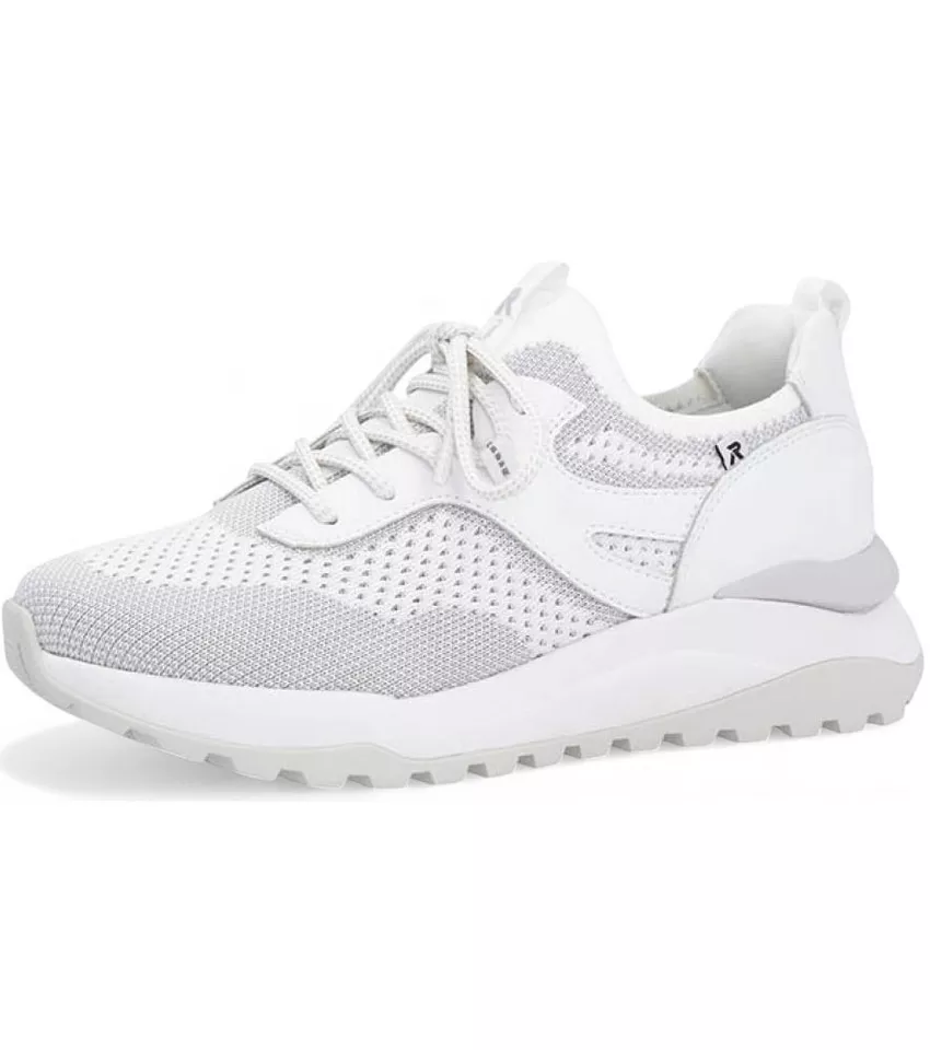 Rieker (Textil) W2503 weiss Damen Sneaker