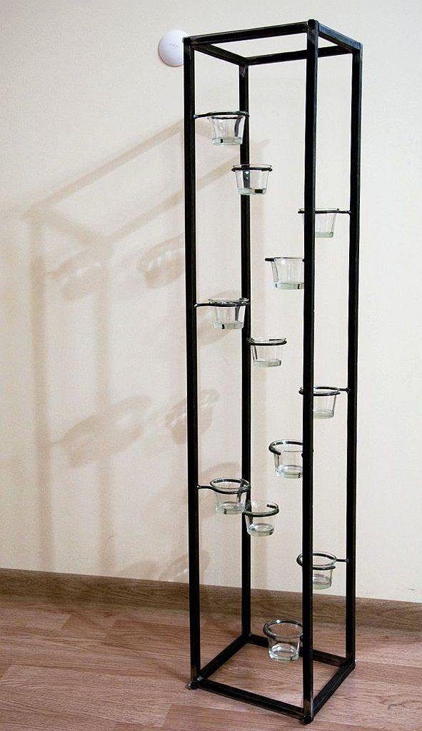 DanDiBo Teelichthalter Lichtsäule Teelichthalter 100 cm Teelicht Ständer fü günstig online kaufen