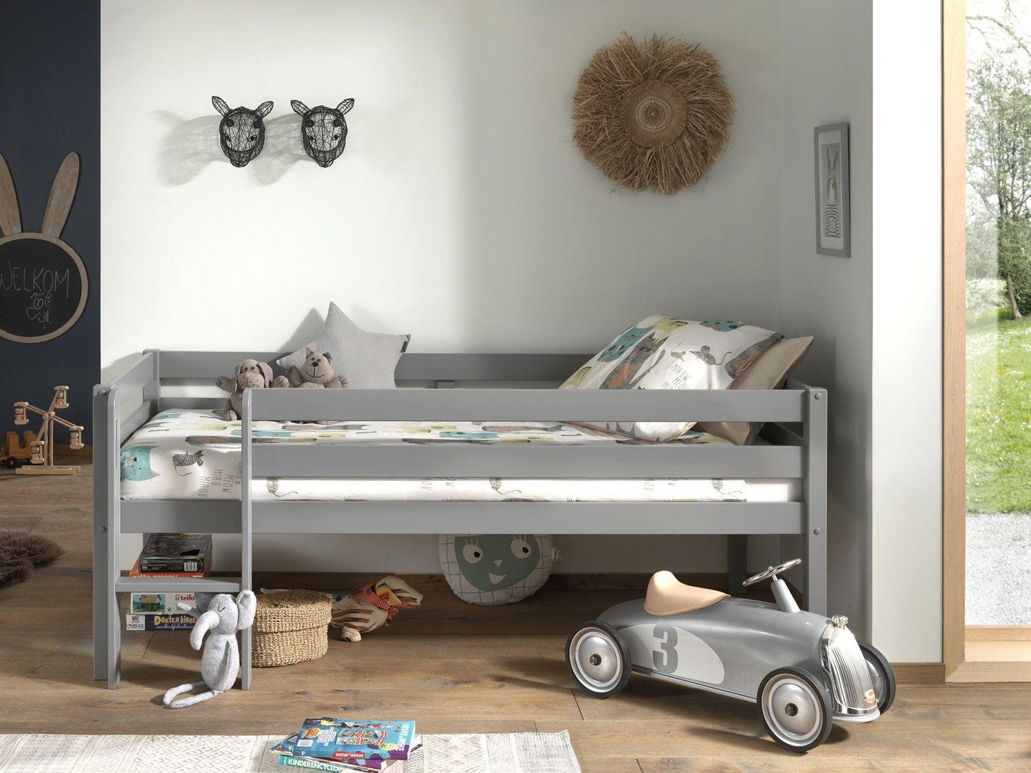 Vipack Spielbett "Pino, Kiefer massiv, Liegefläche 90/200, Made in Europe", günstig online kaufen