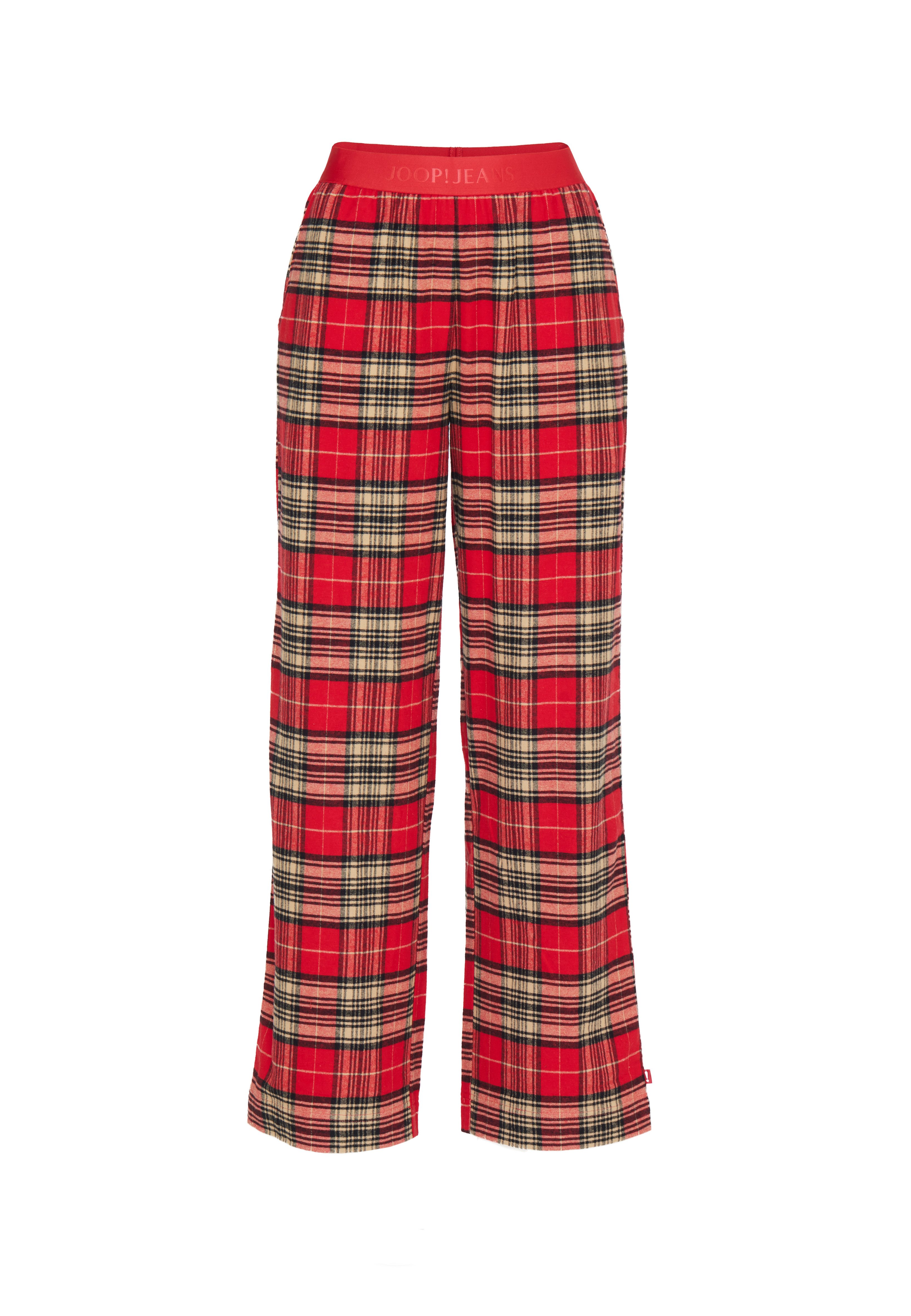 Joop Jeans Pyjamahose After Dark (JOOP! Jeans) Karo-Design, Fleece-Qualität günstig online kaufen