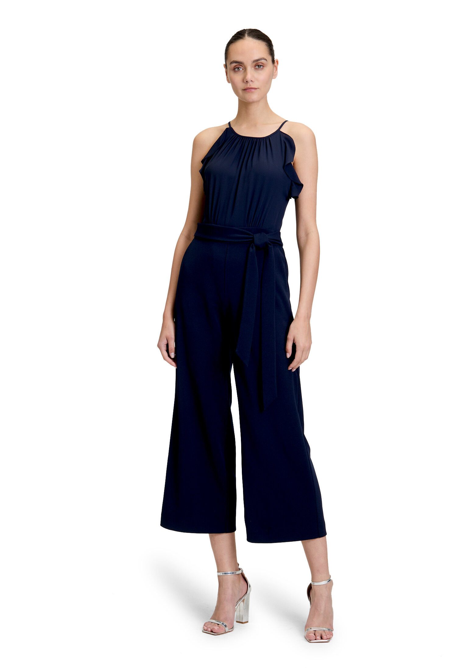 Vera Mont Overall Damen mit Volant (1-tlg) Bindeband