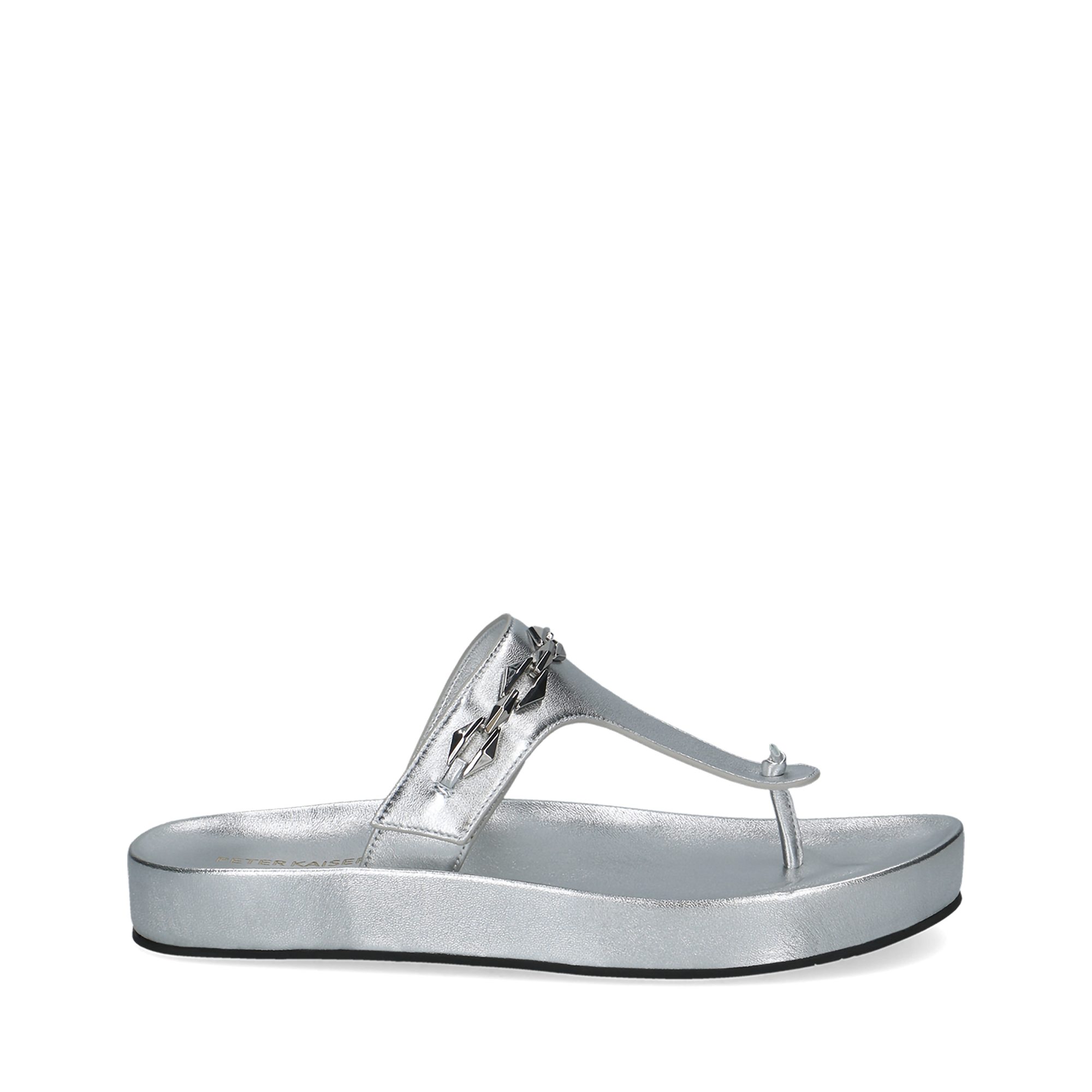 Peter Kaiser Peter Kaiser 77105 941, Sandaletten, Grau, metallik, Damen Sandalette