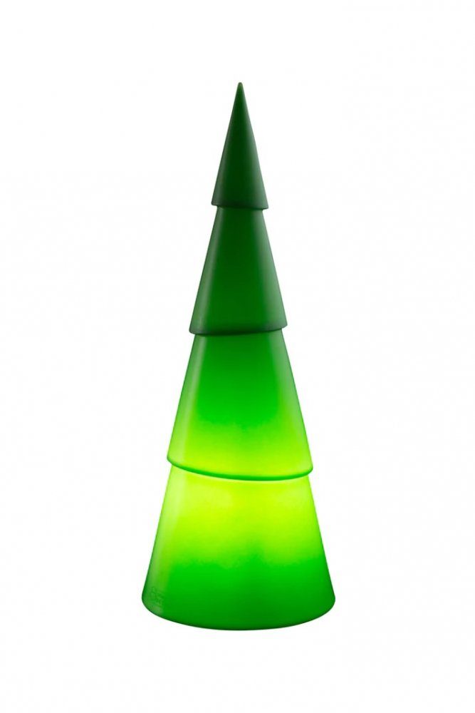 8 seasons design LED-Dekofigur 8 seasons - Motivleuchte Shining Tree rund 55 cm grün
