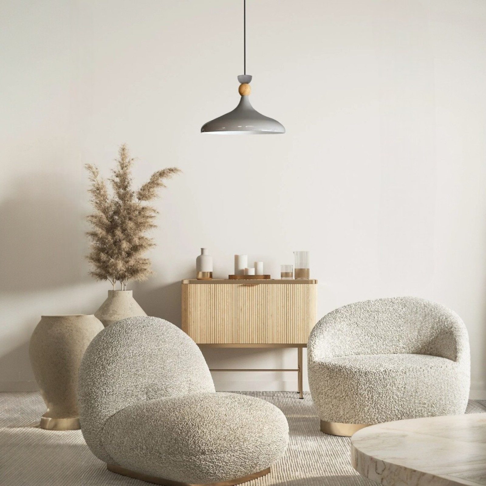 Bamyum Pendelleuchte Pendelleuchte Ø35 cm Metall günstig online kaufen