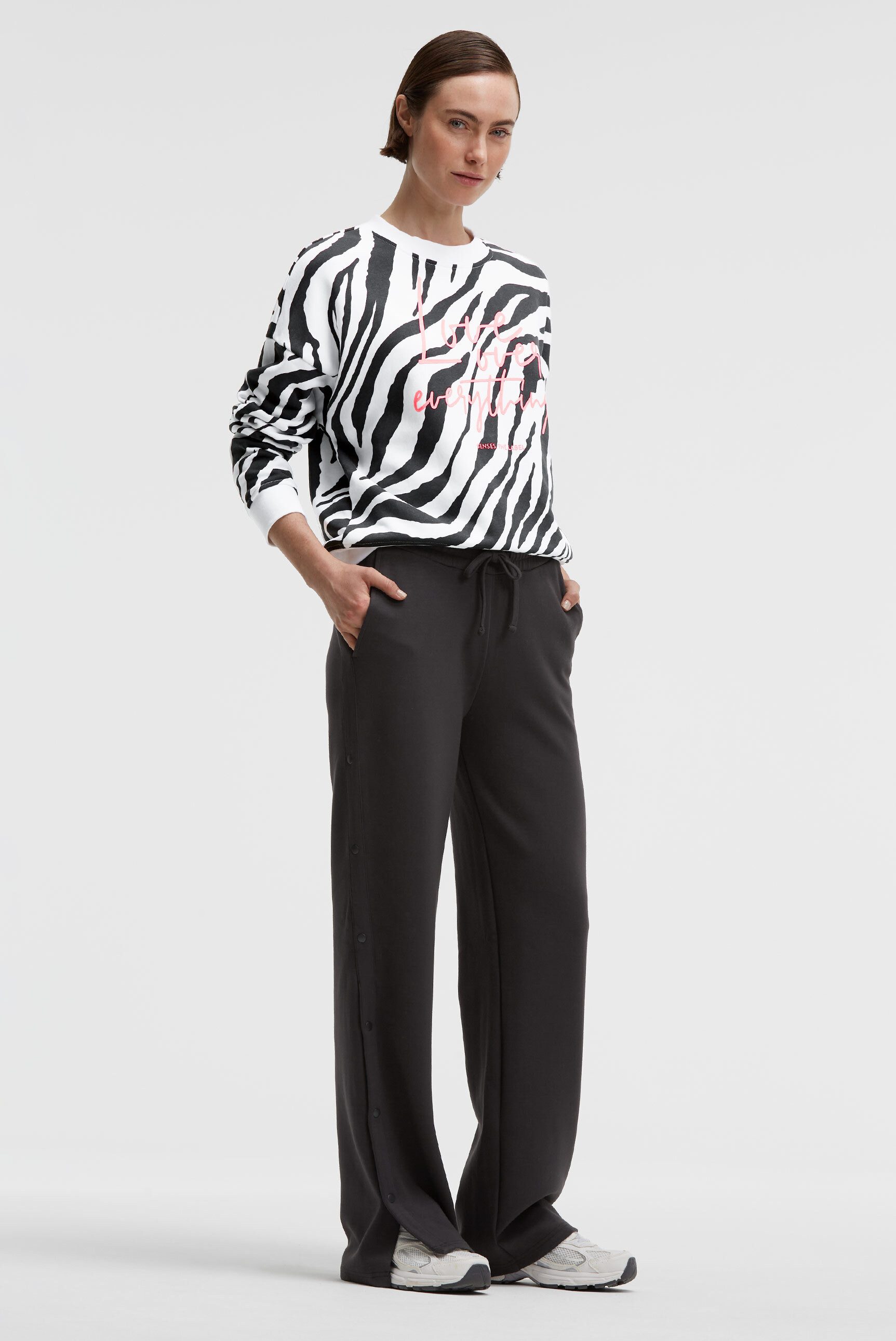 SENSES.THE LABEL Stoffhose mit Elastikbund & seitlichen Taschen