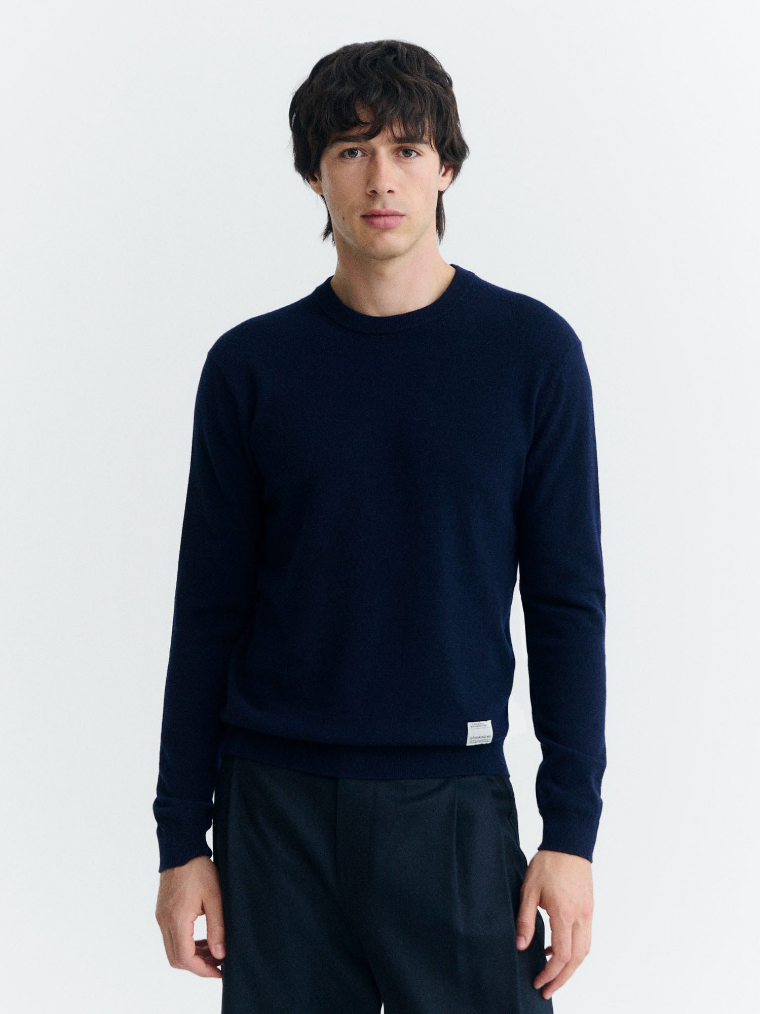 Thinking Mu Rundhalspullover Lucien Knitted Sweater