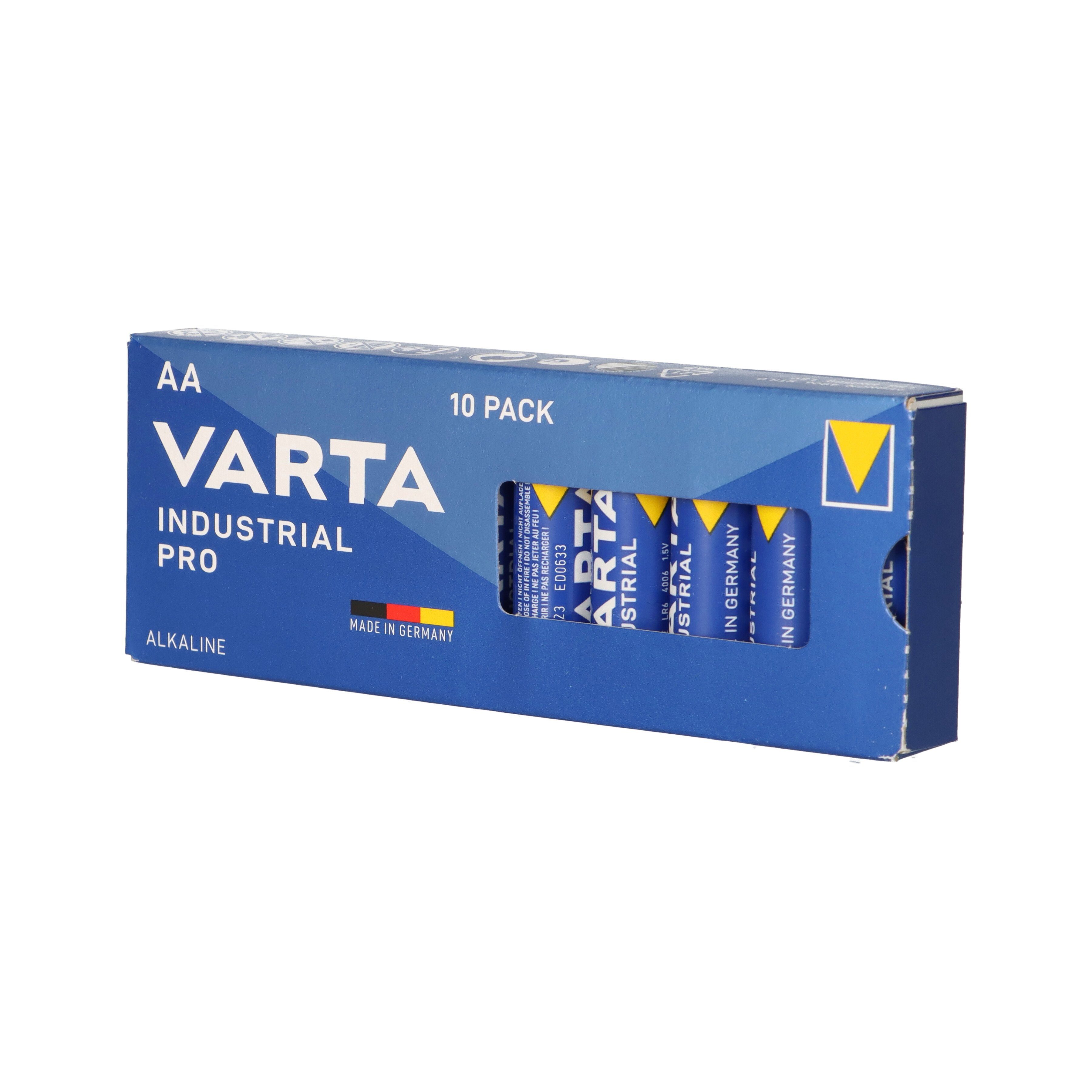 1,5V LR06 AA Alkaline Batterie 40x VARTA Pack 4x Migon Varta 10er