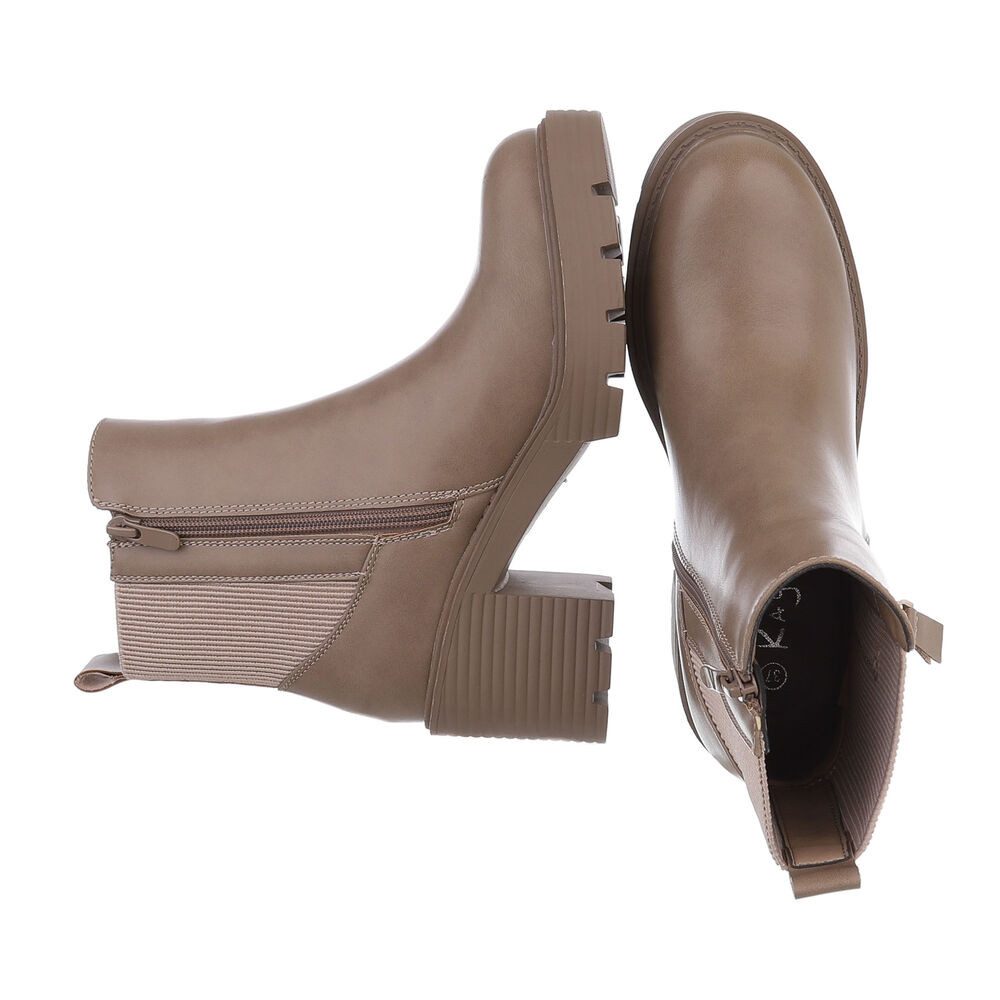 Ital-Design Damen Freizeit Plateaustiefelette (87283975) Blockabsatz günstig online kaufen
