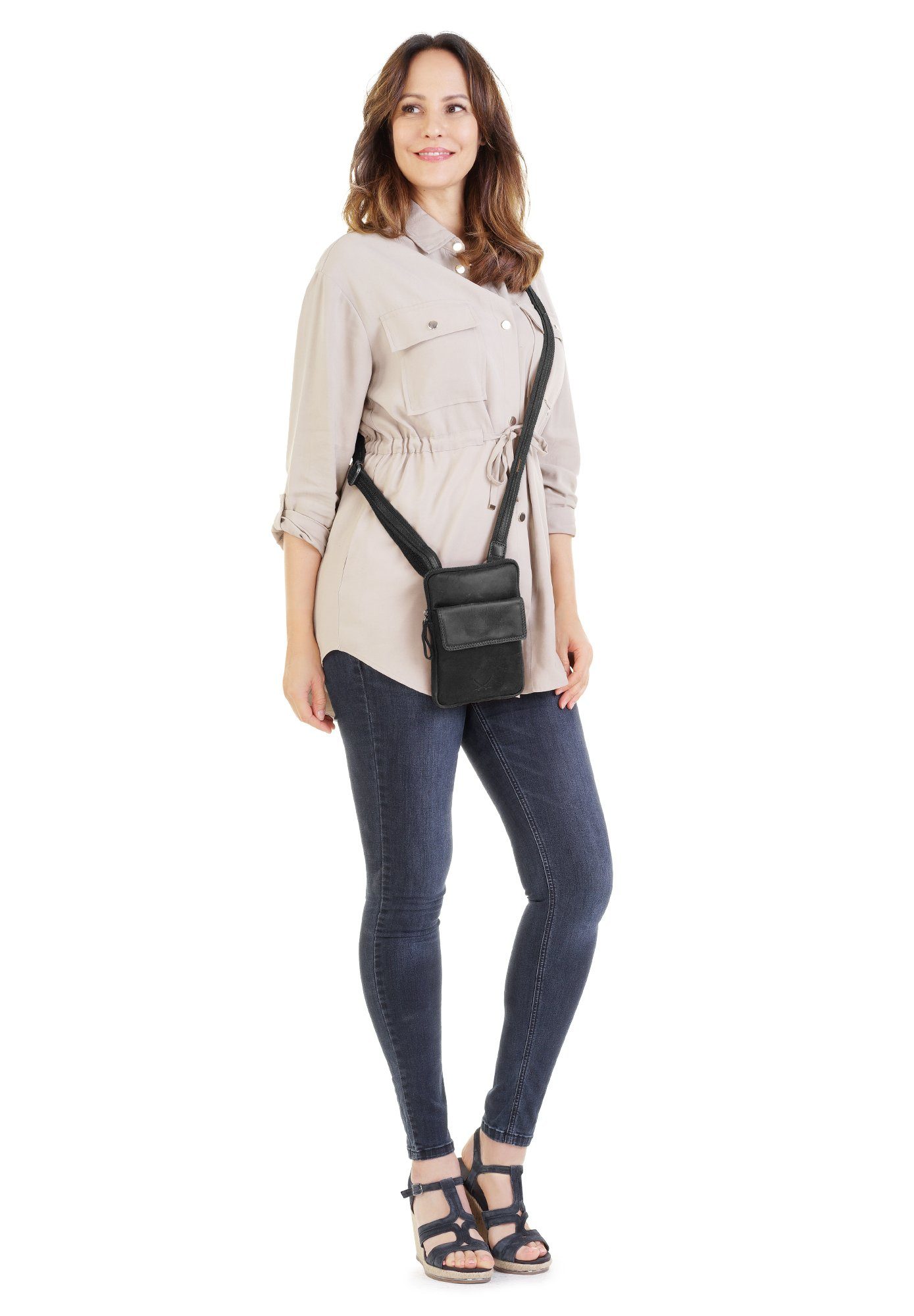 Sansibar Umhängetasche SANSIBAR SYLT, echt Leder