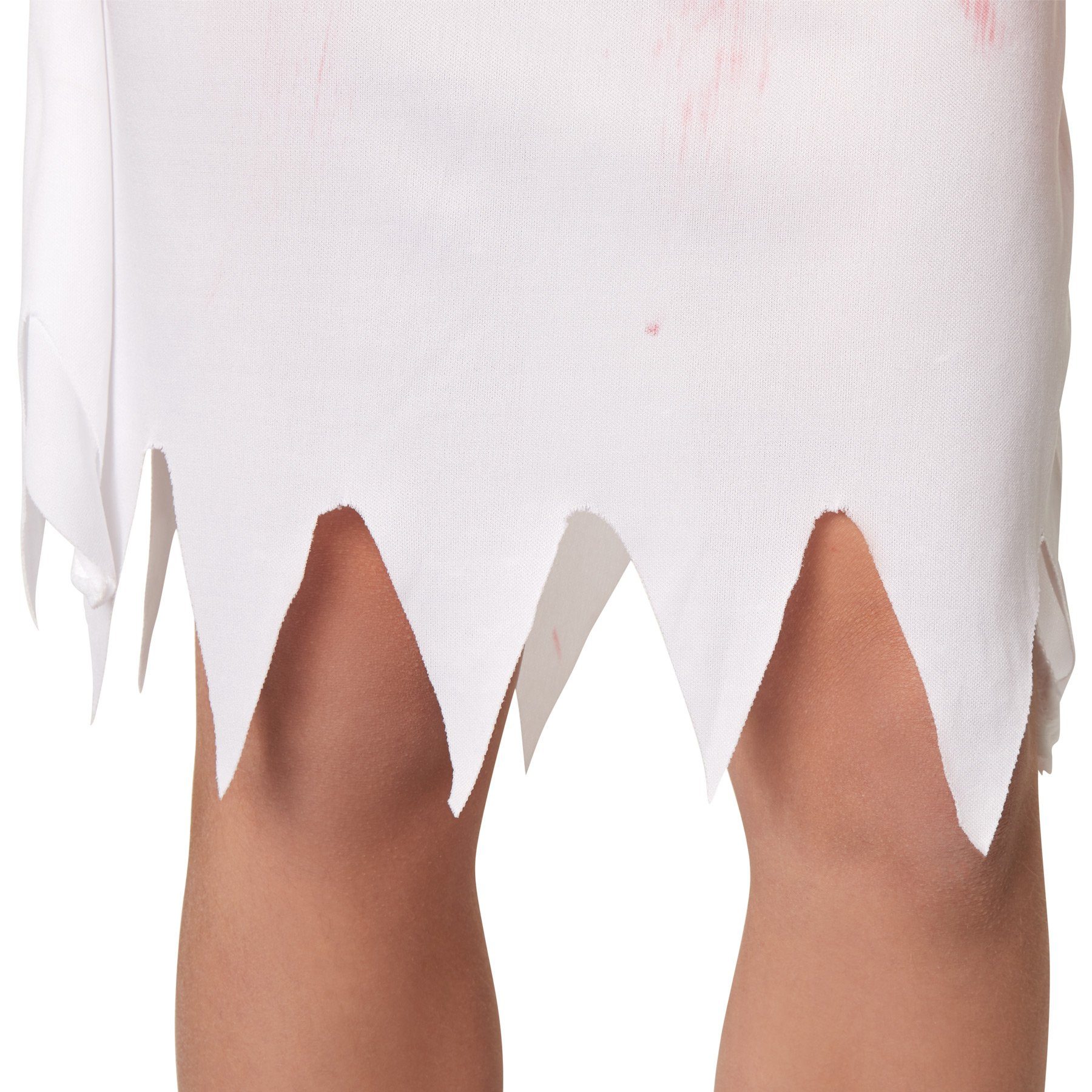 dressforfun Kostüm Mädchenkostüm Gruselige Zombie Krankenschwester, Kurzkleid in Weiß mit Blutflecken