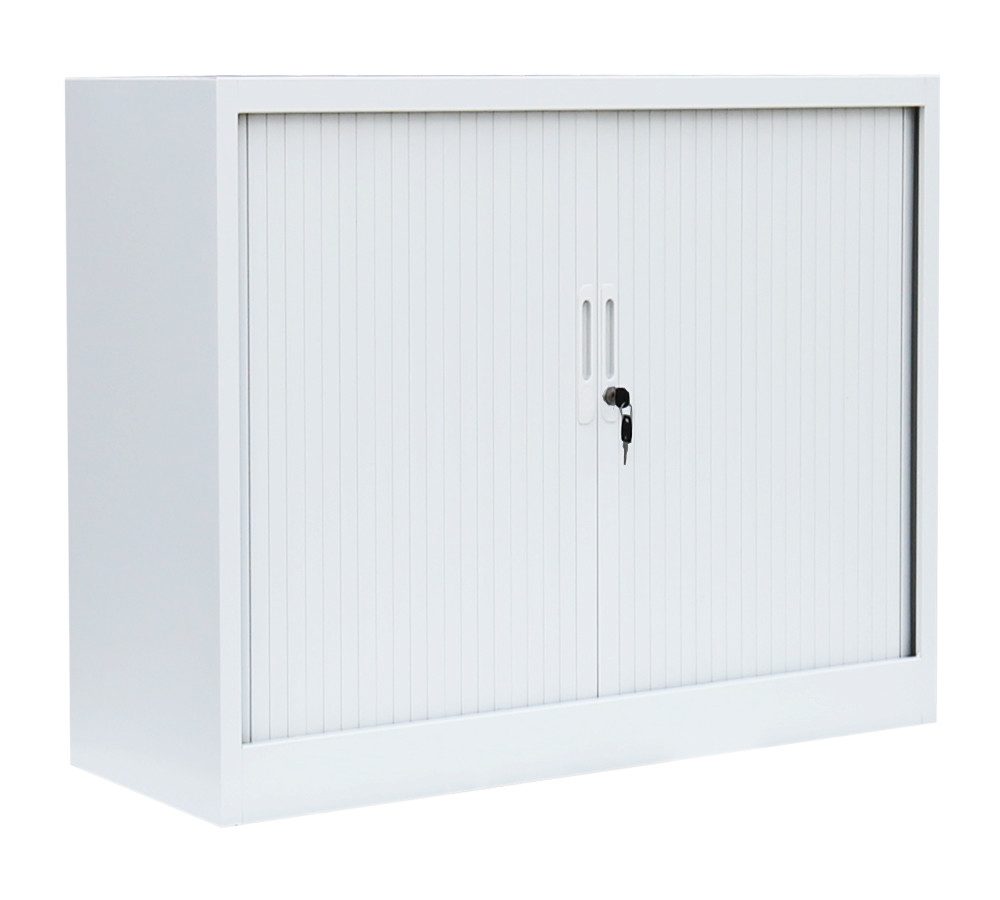 Steelboxx Rollladenschrank Sideboard Stahl Büro Aktenschrank 750 x 1000 x 460 mm