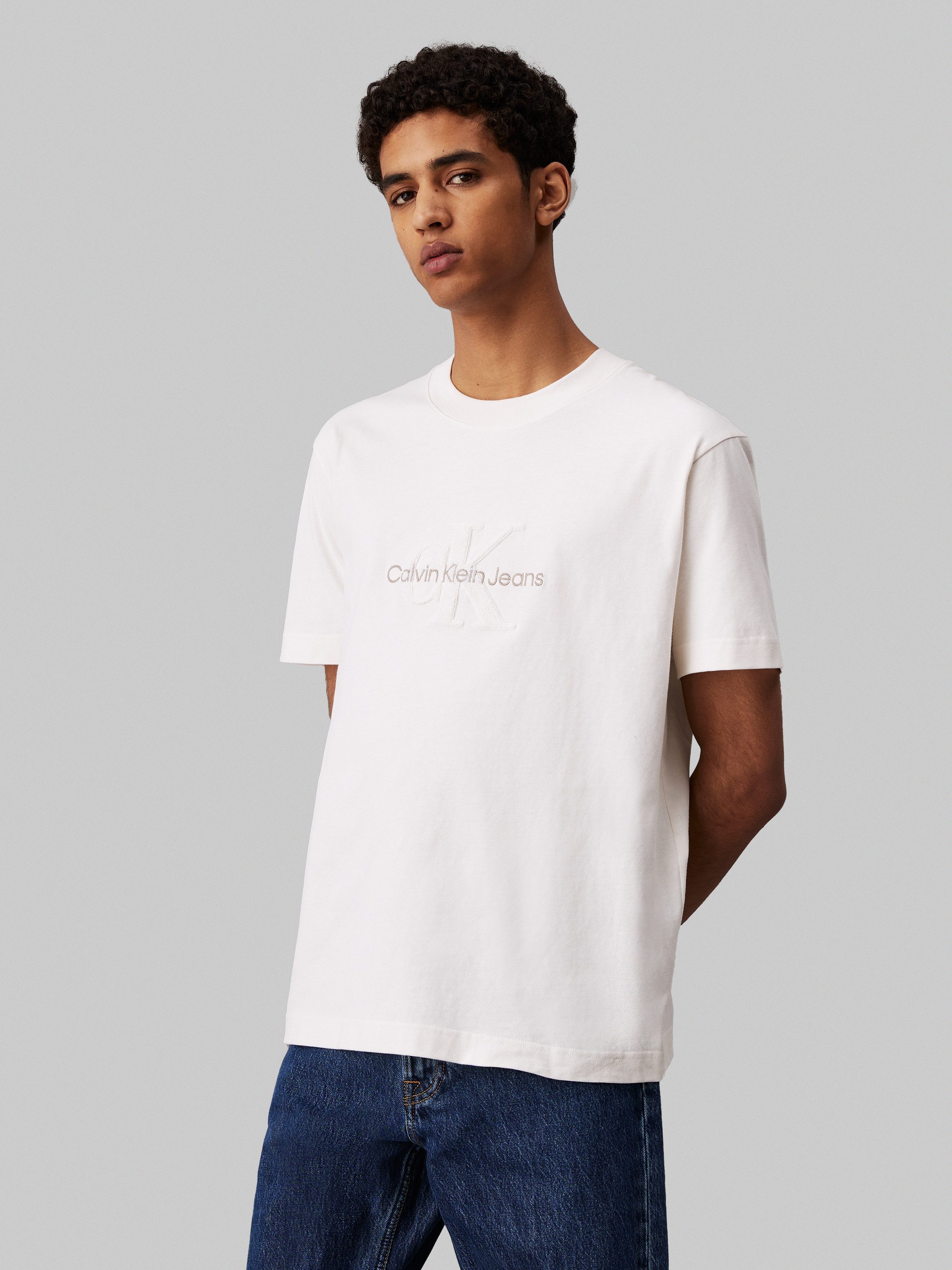Calvin Klein Jeans T-Shirt CHENILLE MONOLOGO günstig online kaufen