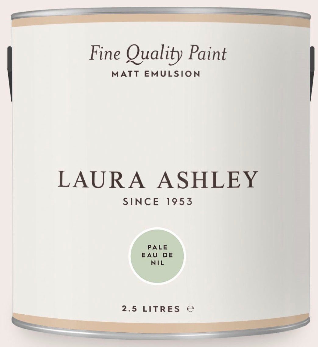 LAURA ASHLEY Wandfarbe Fine Quality Paint MATT EMULSION, matt, 2,5 L Pale Eau de Nil
