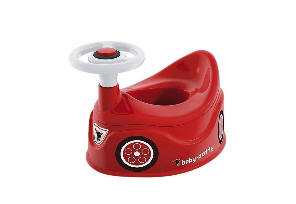 BIG Töpfchen BIG-Baby-Potty, Made in Germany, Lerntöpfchen für Kinder mit  beweglichem Lenkrad | Toilettentrainer