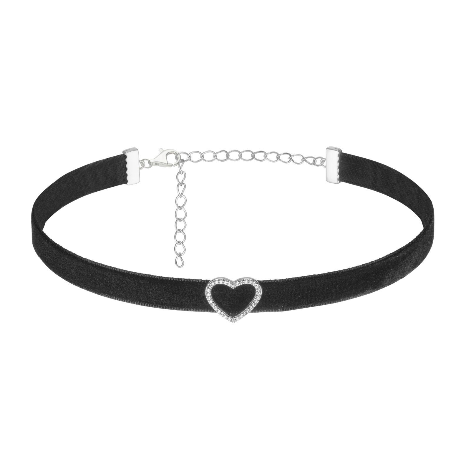 Yuuchoringee Choker Set Damen - 3 Samt Halsbänder Schwarz Verstellbar Für Party & Cosplay