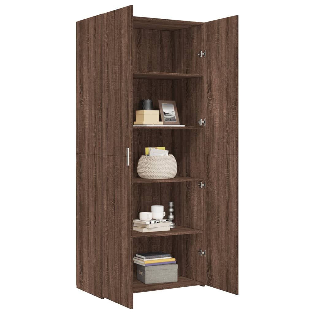 vidaXL Highboard Highboard Braun Eichen-Optik 80x42,5x185 günstig online kaufen