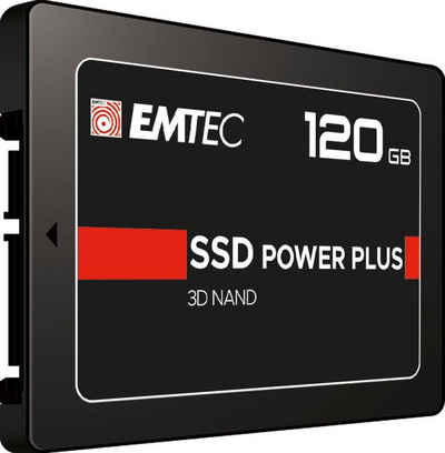 EMTEC »X150 SSD Power Plus« interne SSD (120 GB) 2,5" 520 MB/S Lesegeschwindigkeit, 500 MB/S Schreibgeschwindigkeit