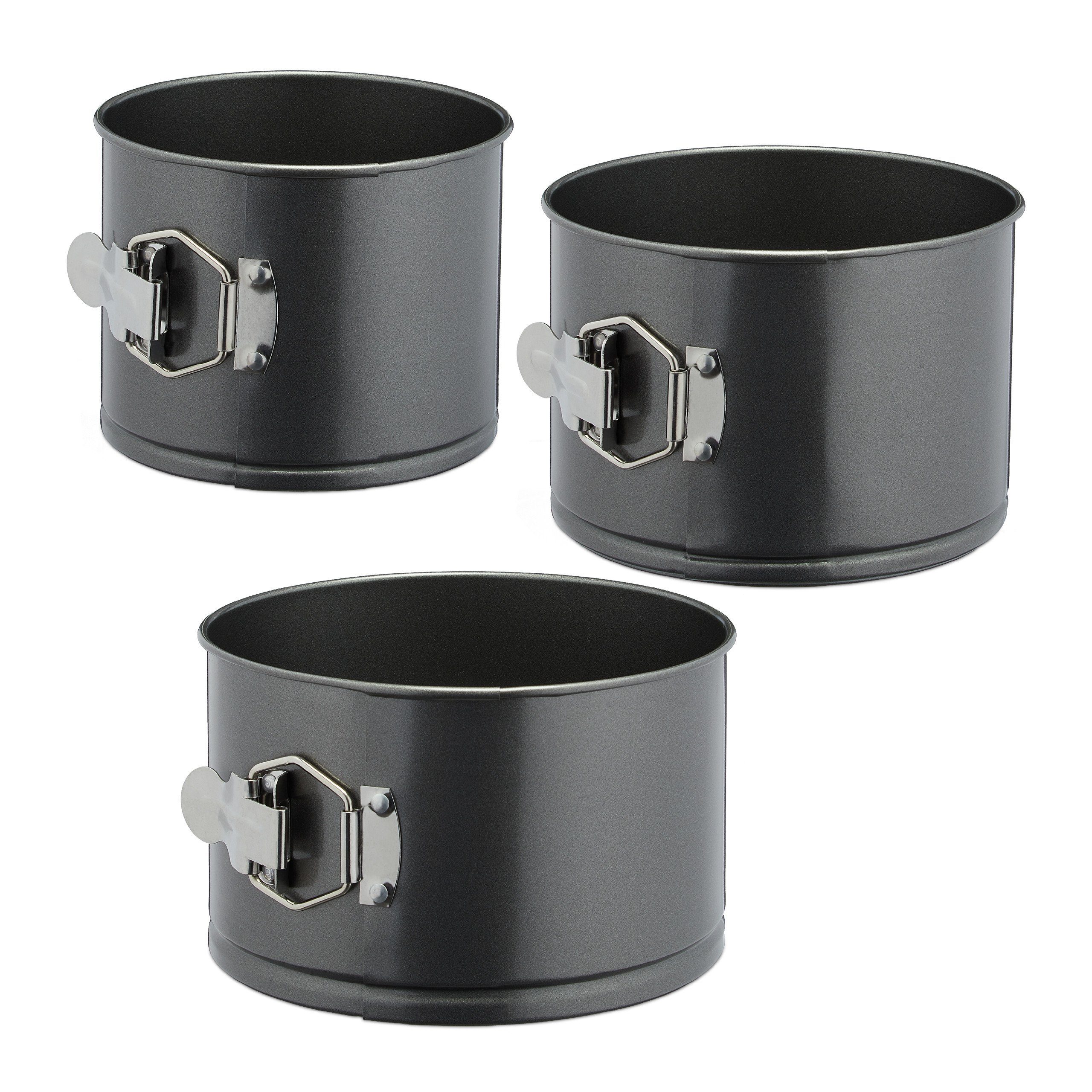 relaxdays Springform hoch 3er Set, (3-tlg)