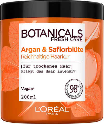 BOTANICALS Haarmaske »Argan und Saflorblüte«, reichhaltig