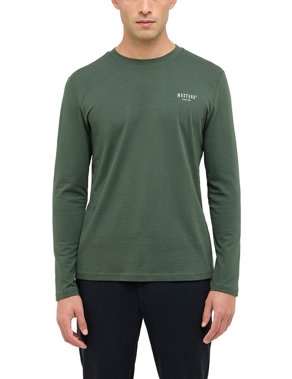 MUSTANG Langarmshirt Herren Style Asheville günstig online kaufen