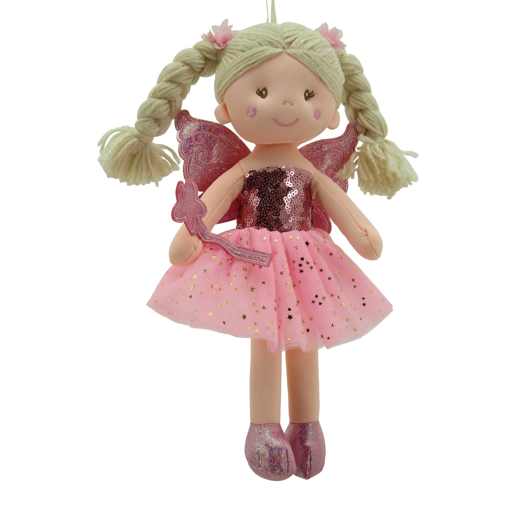 Sweety-Toys Stoffpuppe Sweety Toys Stoffpuppen Set 14798 Feen 3-teilig Geschenkset für Kinder