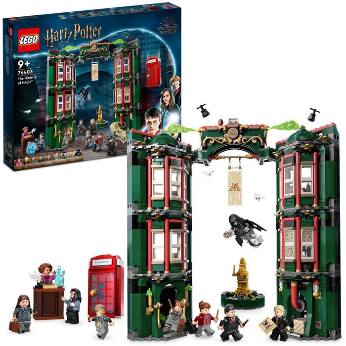 LEGO® Konstruktionsspielsteine Zaubereiministerium (76403) LEGO® Harry Potter (990 St) Made in Europe